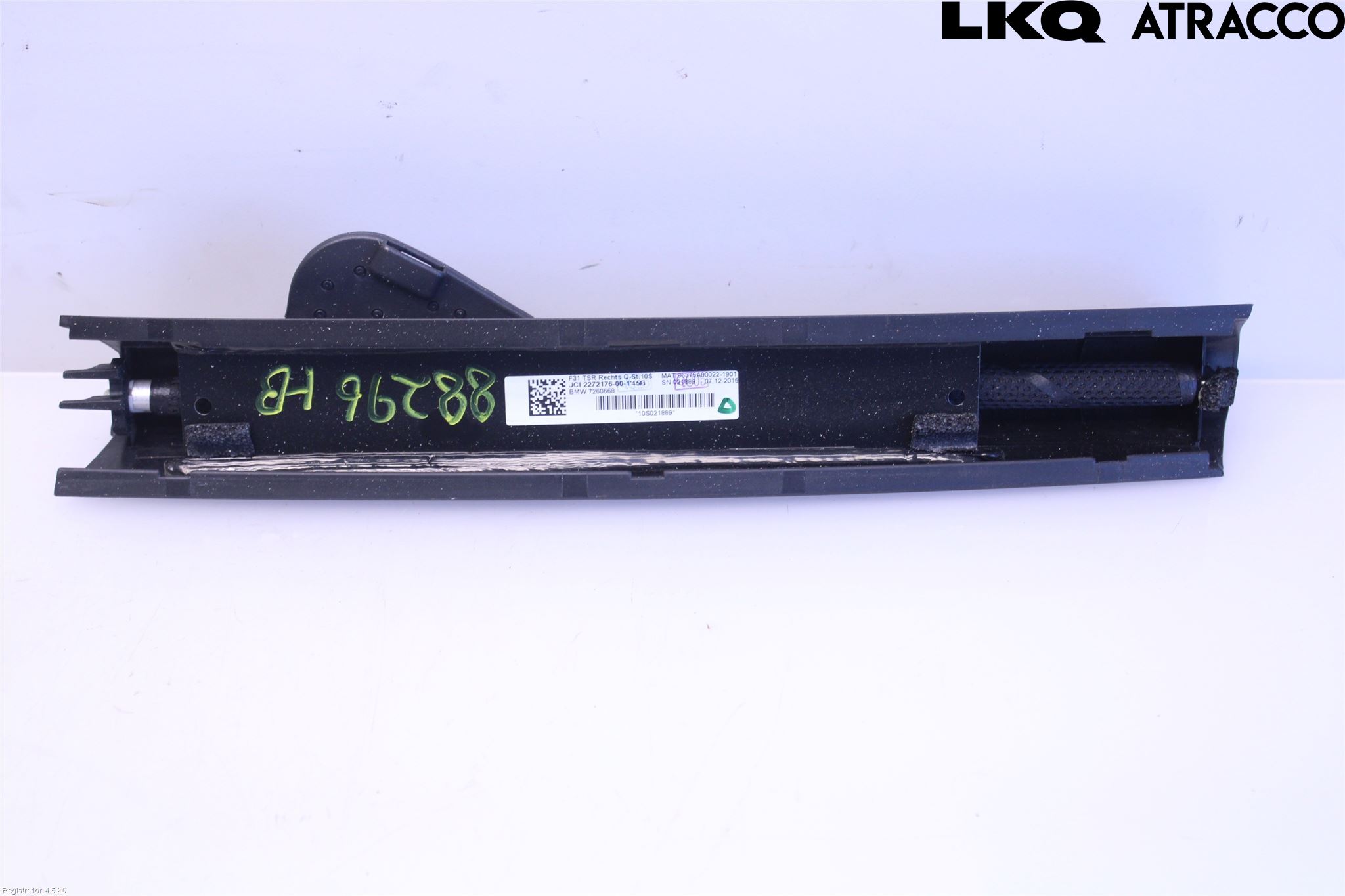 BMW 3 F30/F31/F80 12-19 Innr Innsyn Beskytelse Stv