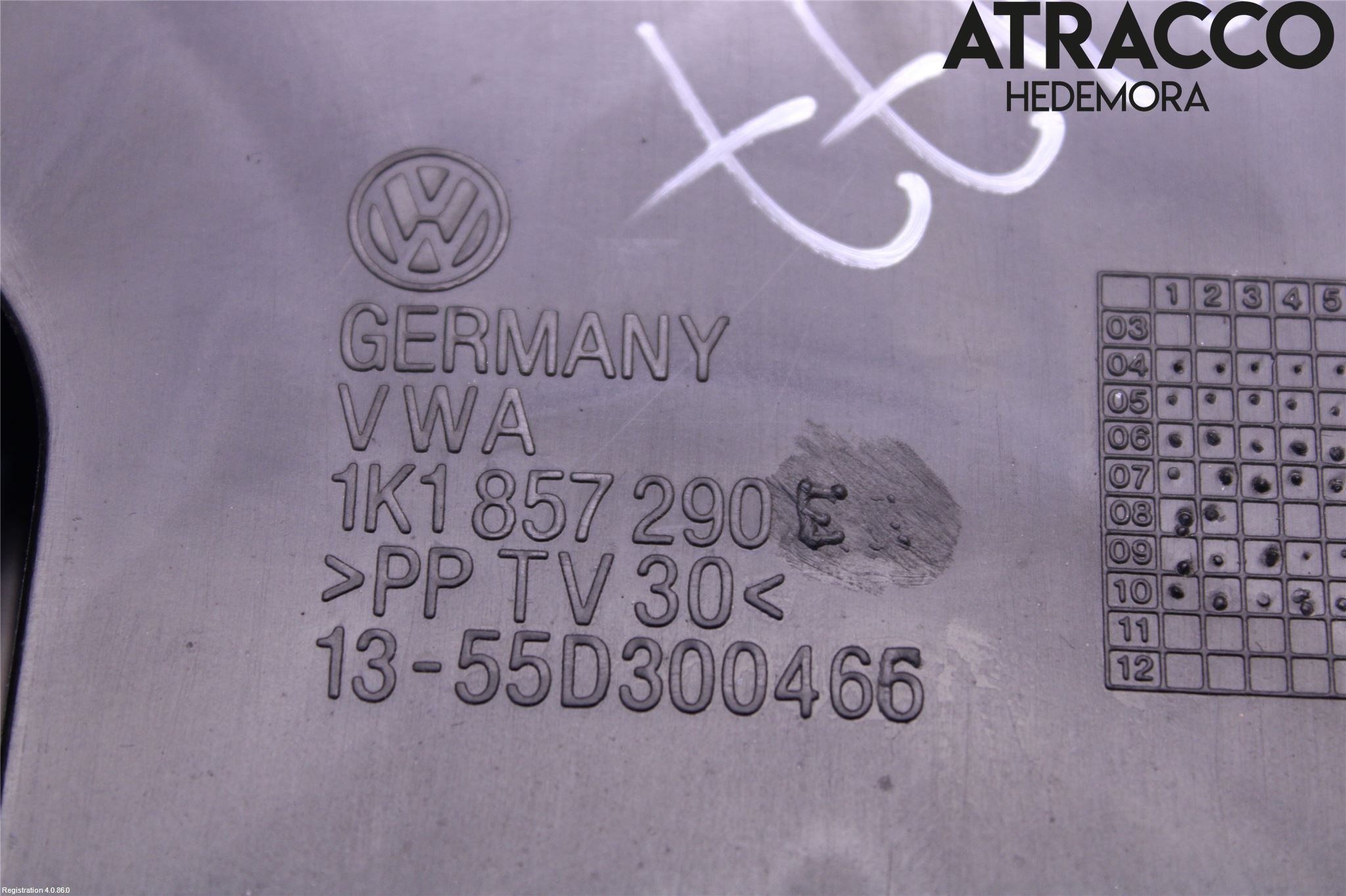 Volkswagen VW GOLF VI 09-13 Innr Hanskerom