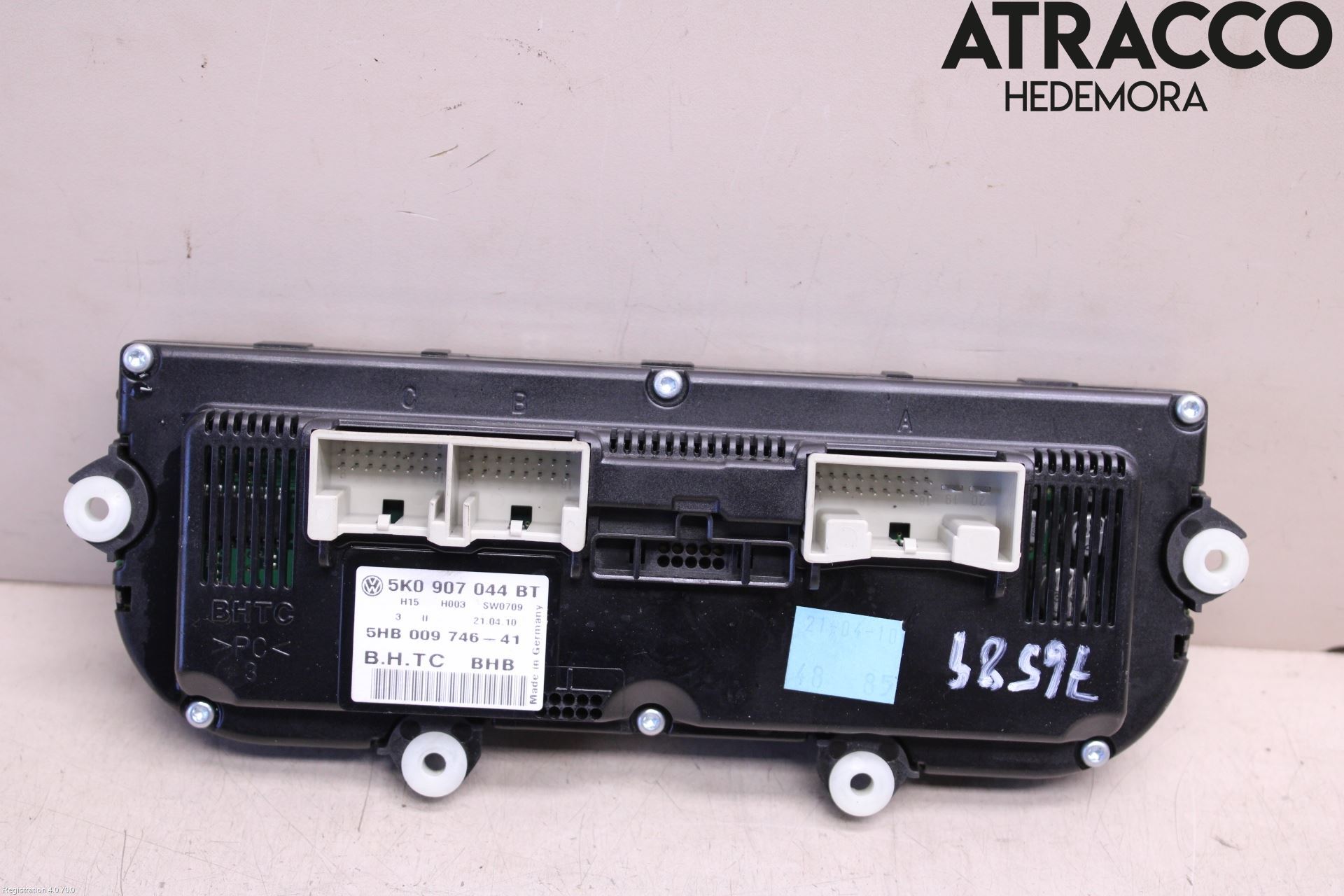 Volkswagen VW GOLF VI 09-13 Varme Ac Betjening-Display