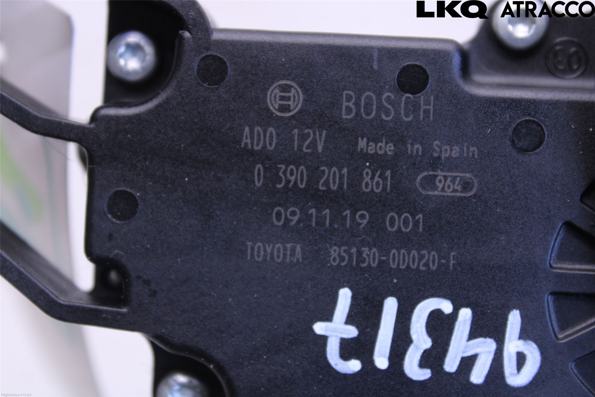 Toyota YARIS XP90 06-11 Viskermotor Bakluke
