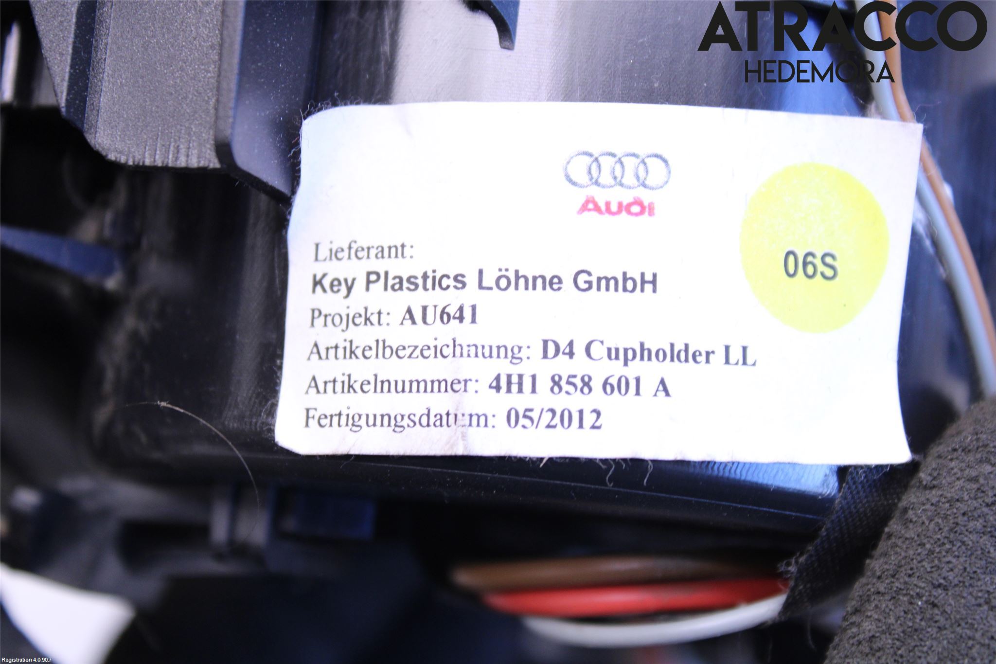 Audi A8/S8 4H 10-17 Innr Koppholder