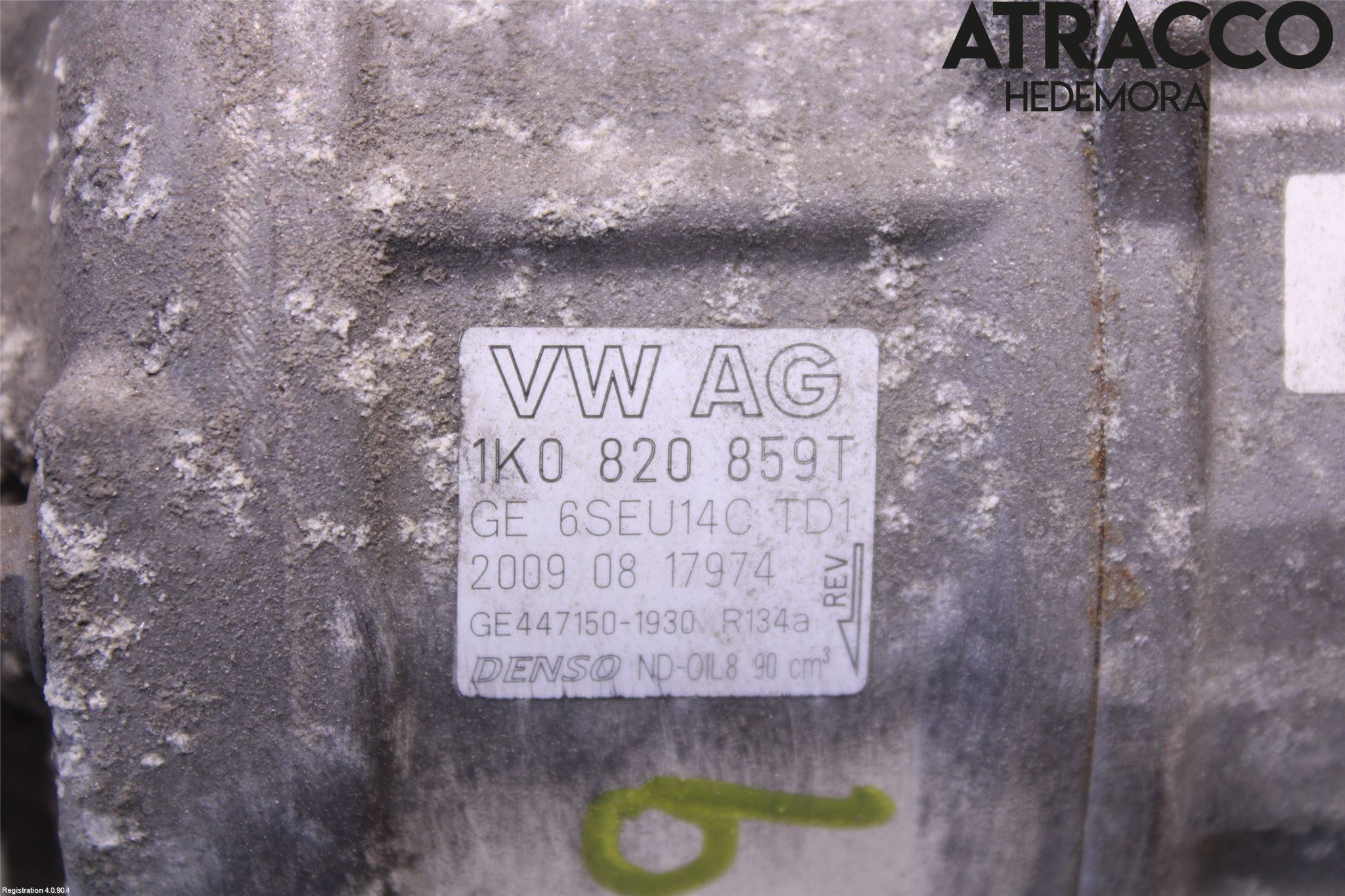 Skoda OCTAVIA (1Z) 05-13 Varme Ac Kompressor