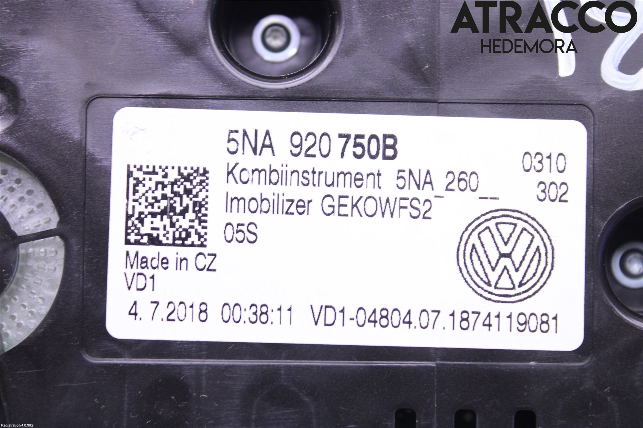 Volkswagen VW TIGUAN 16-24 Instr Kombinert