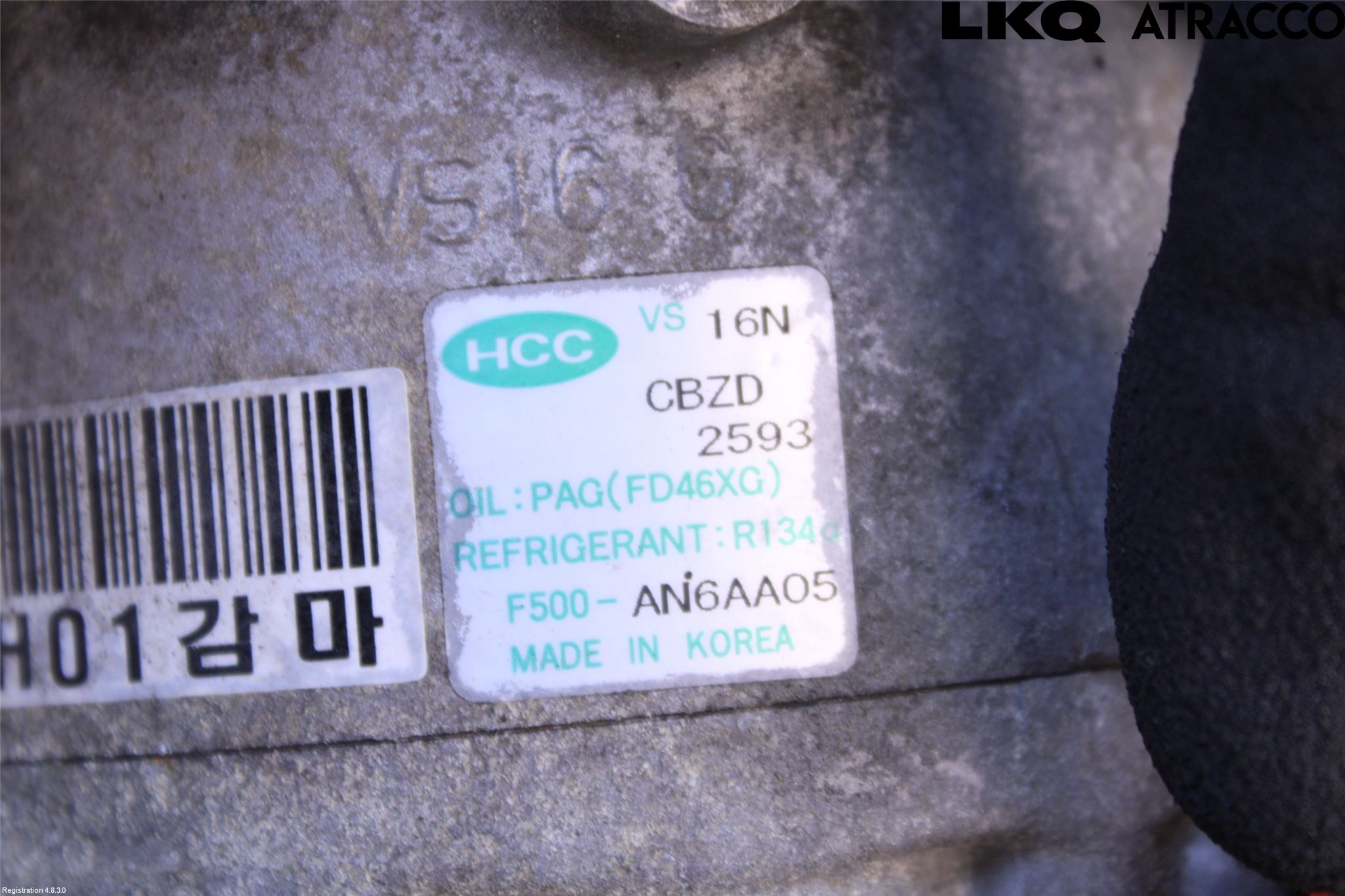 Kia CEED 06-12 Varme Ac Kompressor