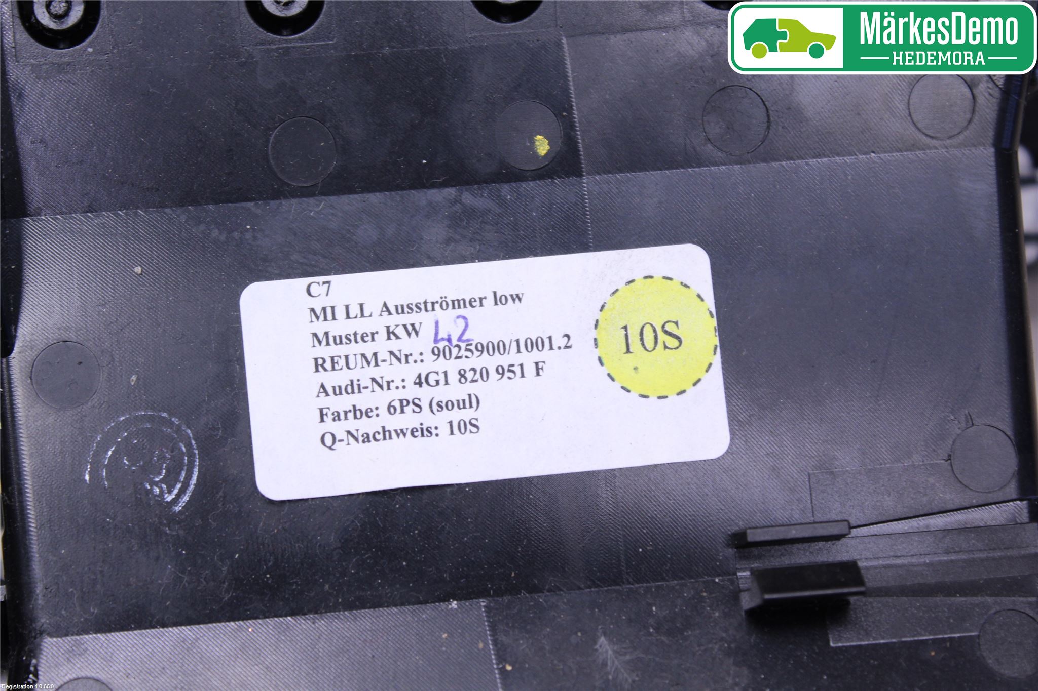 Audi A7/S7 4G 11-17 Dashbord Kanal - Dyse