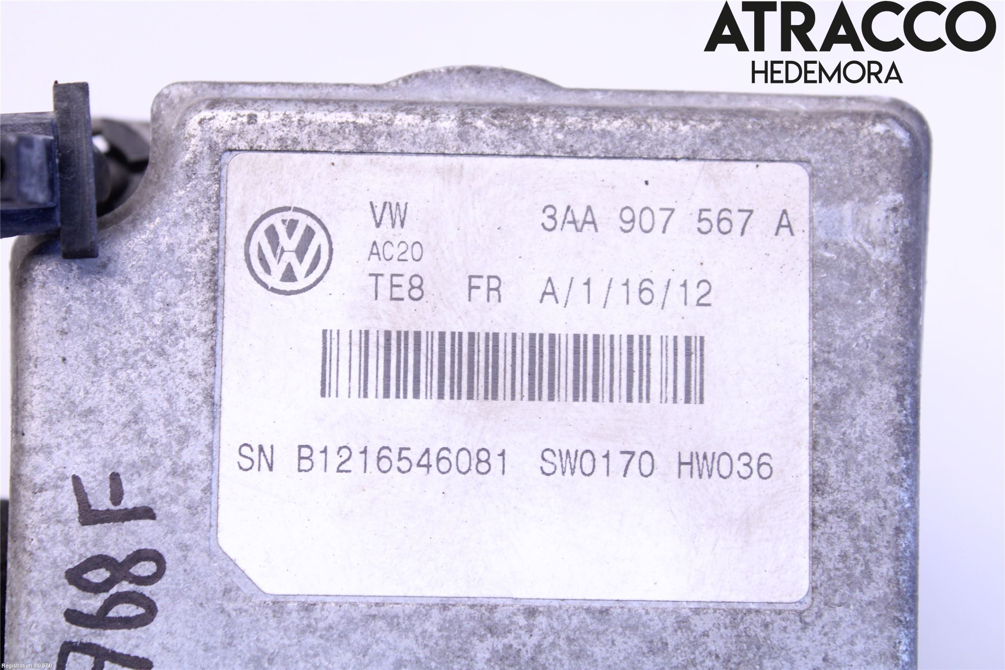 Volkswagen VW PASSAT CC 08-16 Sensor Fartsbegrensning