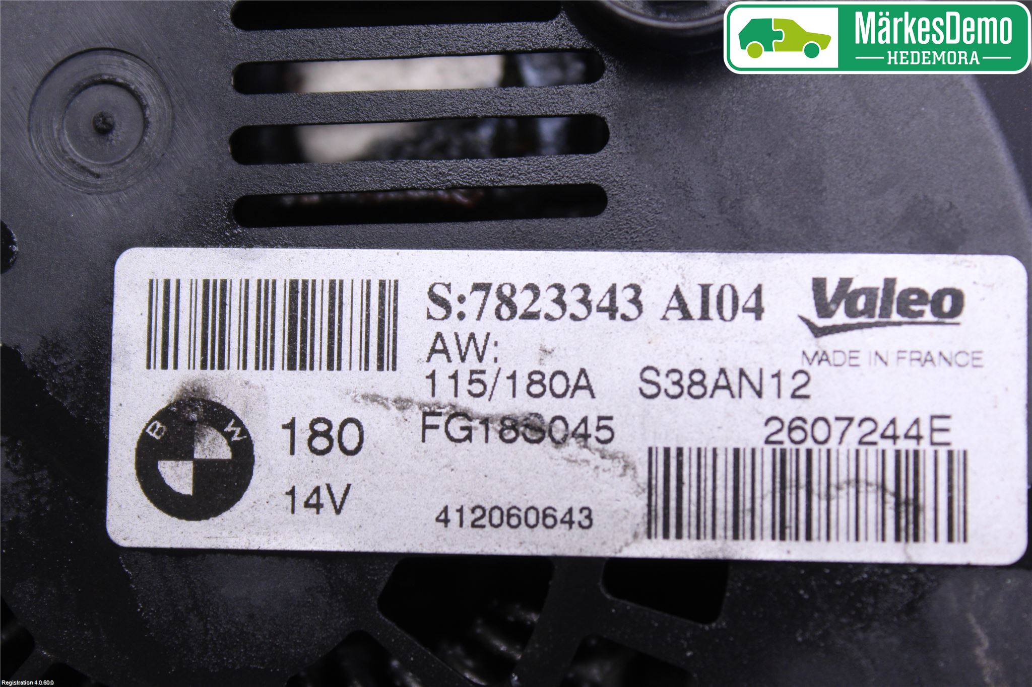BMW 3 F30/F31/F80 12-19 Dynamo
