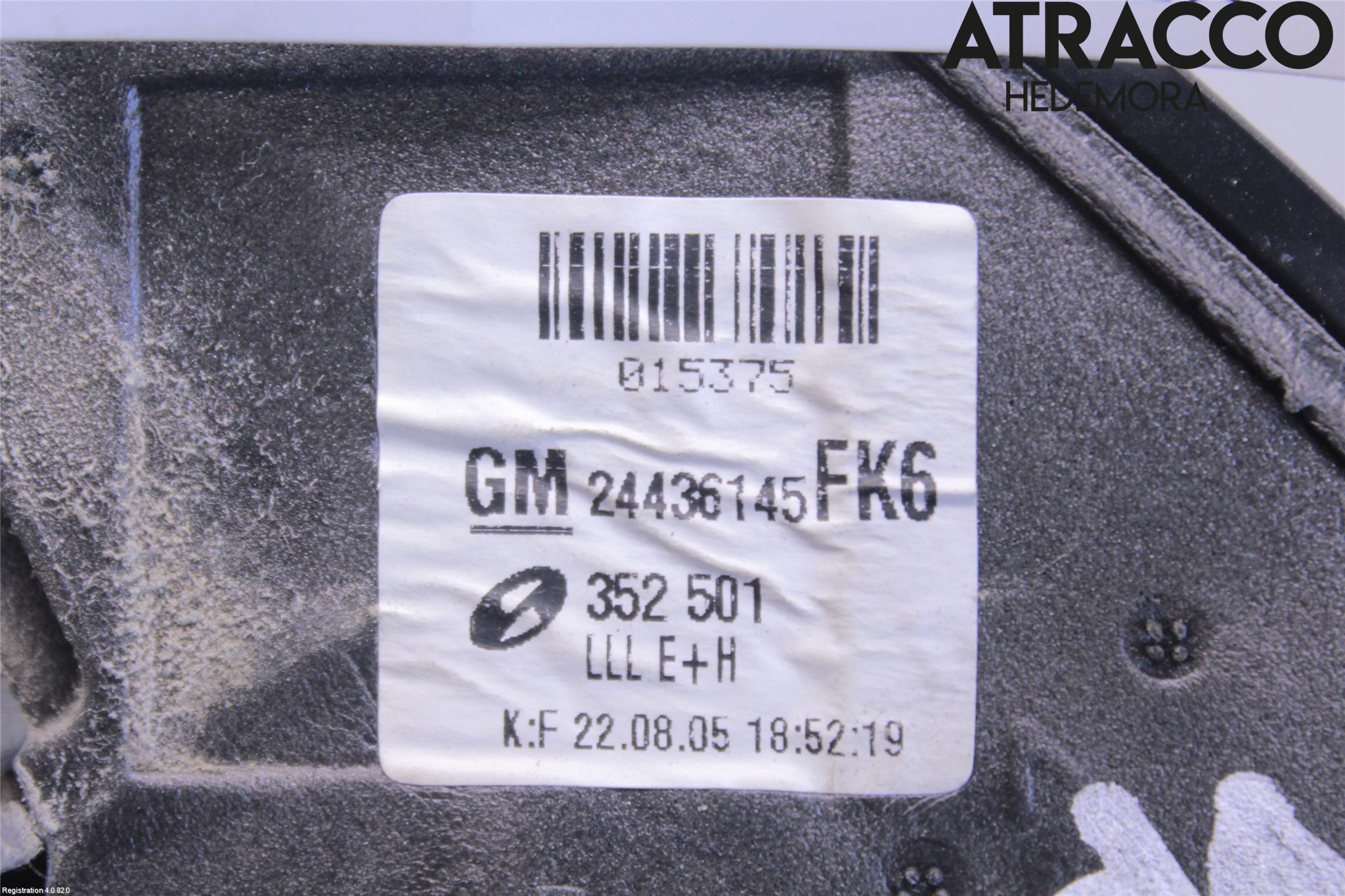 Opel VECTRA C 06-08 Speil V M-El Justering
