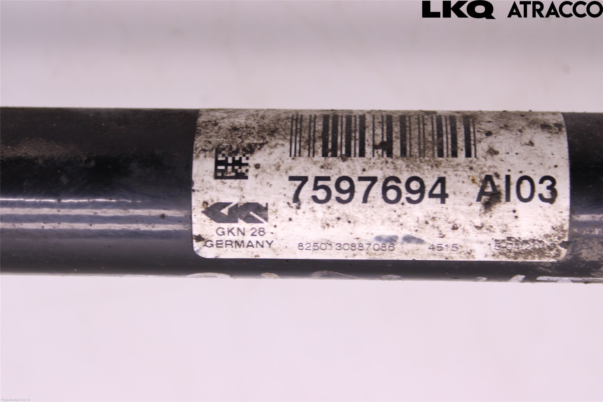 BMW 4 F32/F33/F82/F83 13-20 Drivaksel Foran Kompl Høyre