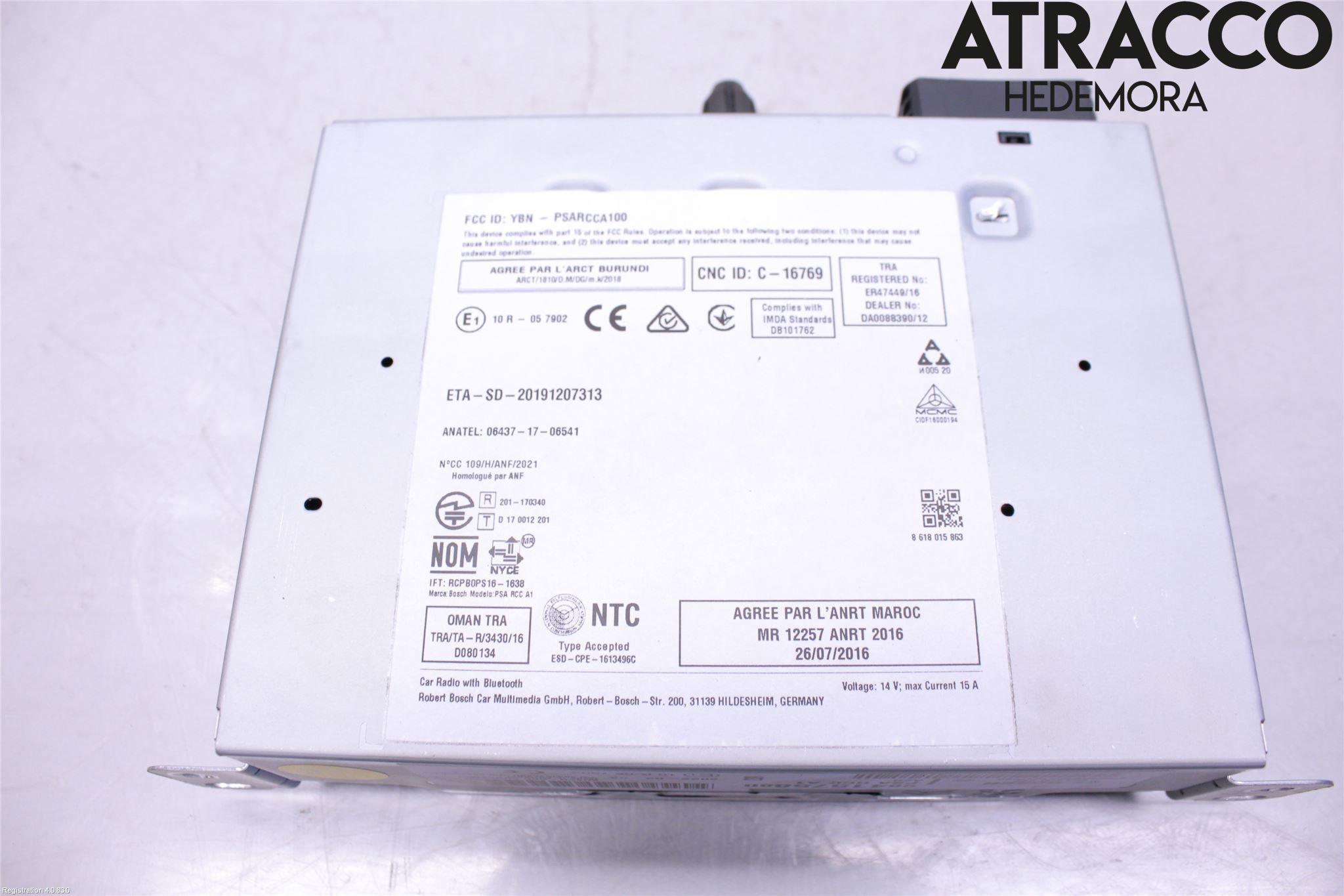 Citroen COTROEN C3 17-24 Stereo Radio Med Cd