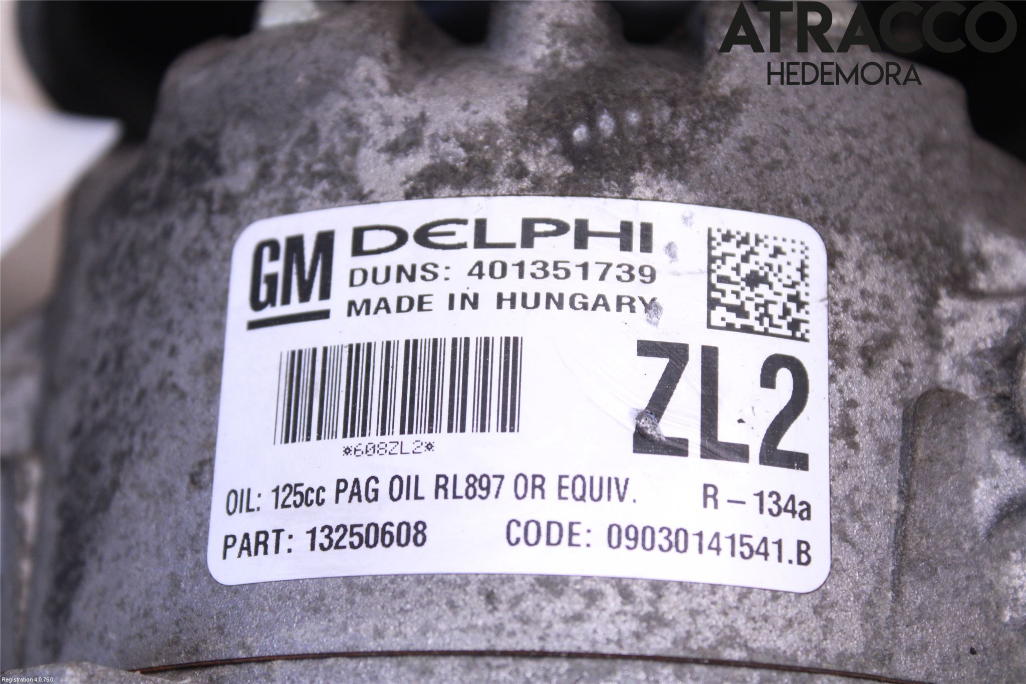 Opel ASTRA J 10-15 Varme Ac Kompressor