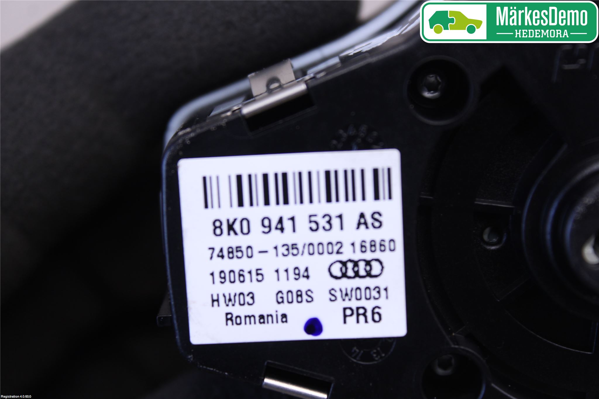 Audi A5 07-16 Bryter Hovedlys