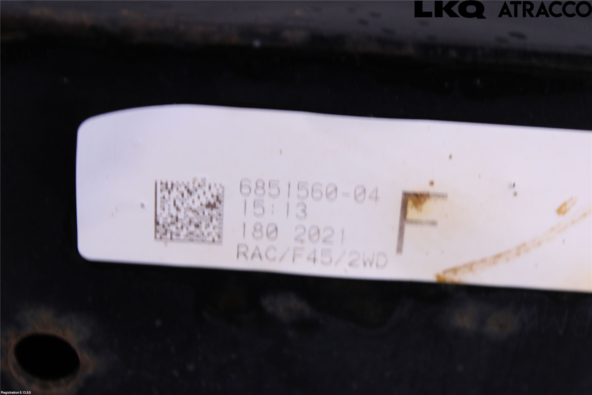 BMW 1 F40 19- Bakaksel Feste Travers-Ramme