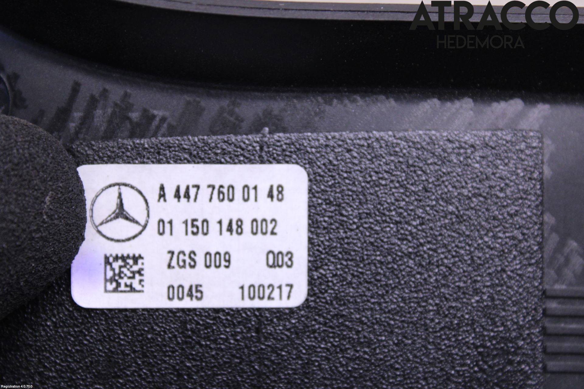 Mercedes-Benz MB VITO/V-KLASS (W640,W447,W448) 14- Innr Dørhandtak H Indre