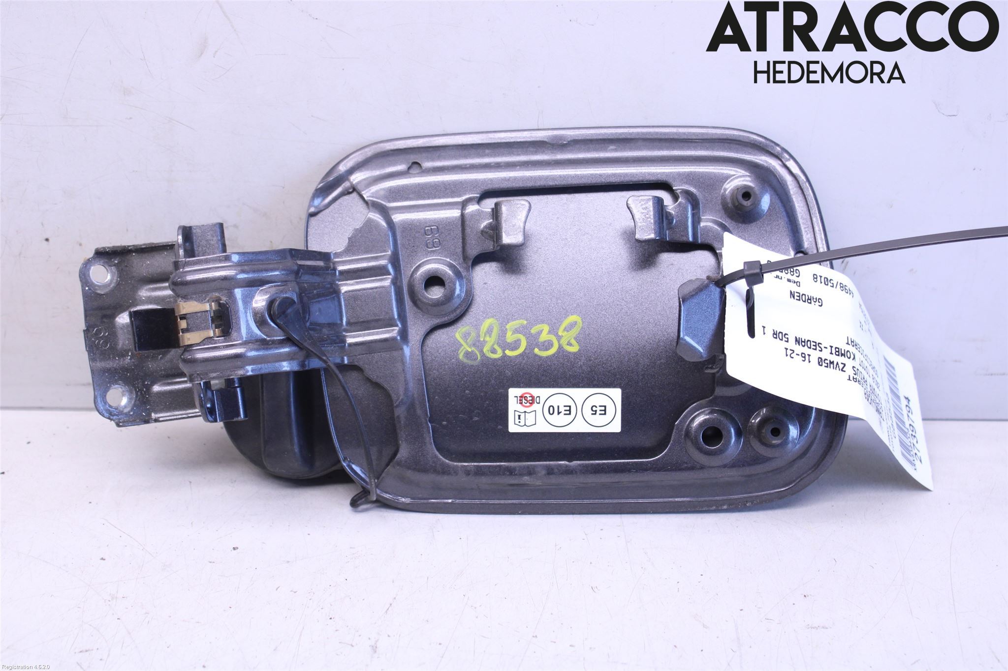Toyota PRIUS (ZVW50) 16-21 Drivstoff Tankluke