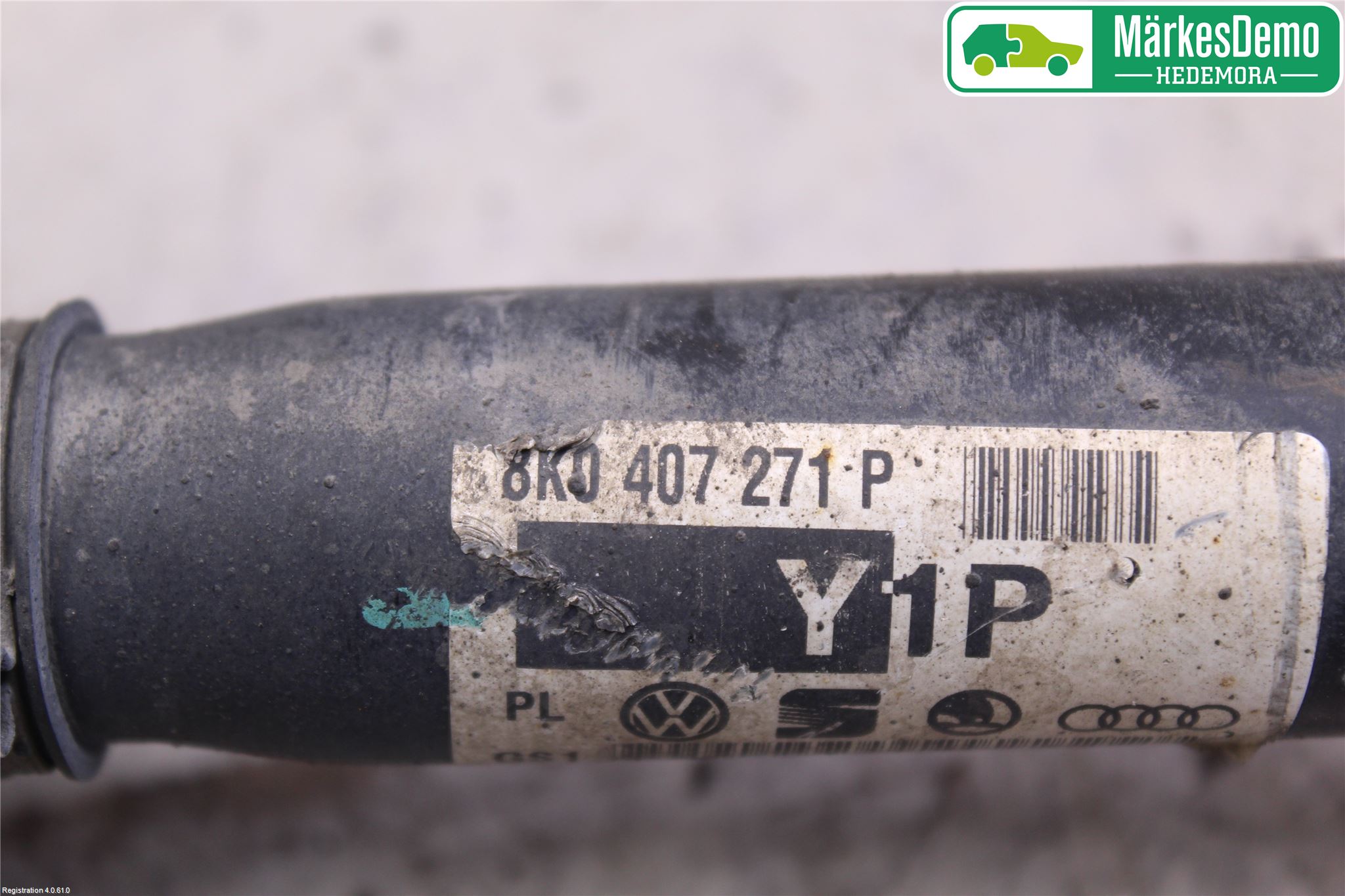 Audi A4/S4 08-11 Drivaksel Foran Kompl Venstre