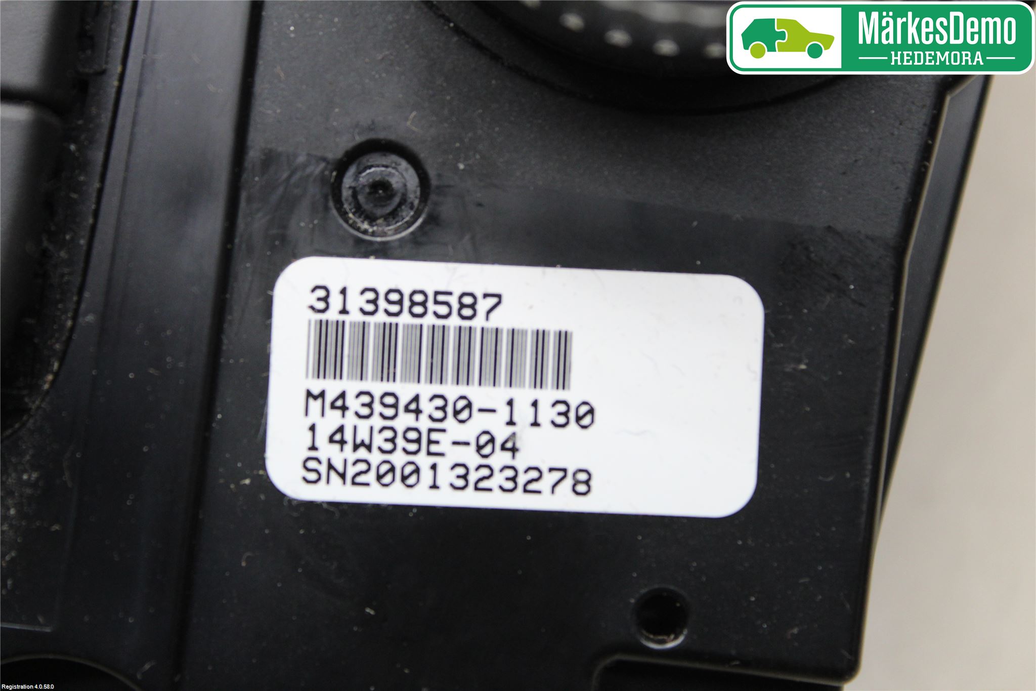 Volvo XC70 14-16 Varme Ac Betjening-Display