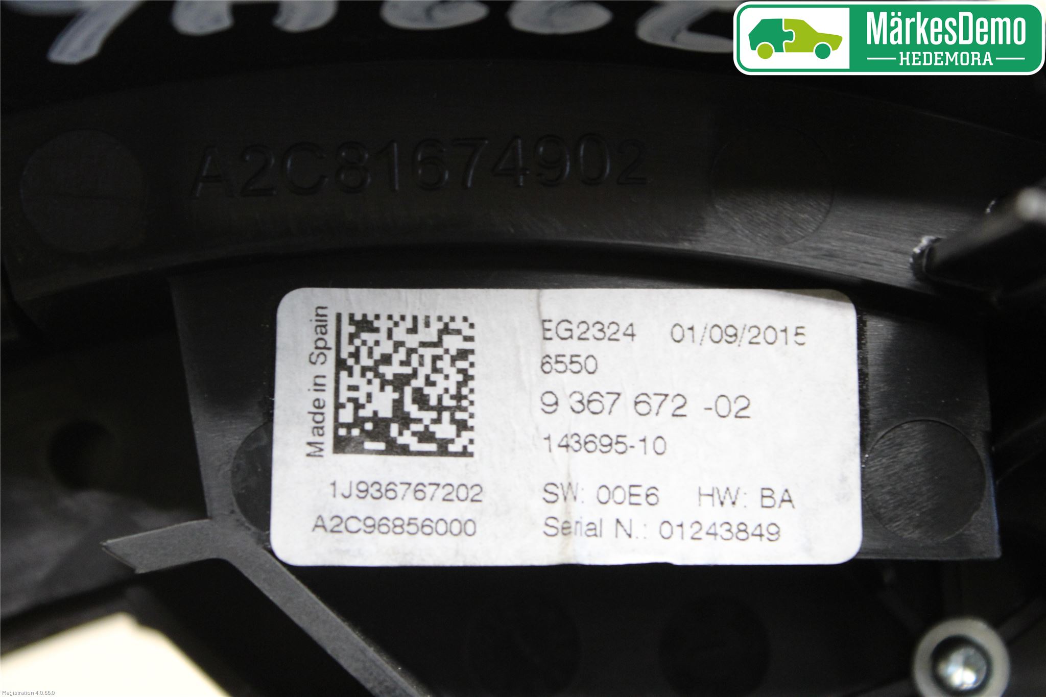 Mini ONE/COOPER 5DR F55 14-24 Innr Radio Ramme