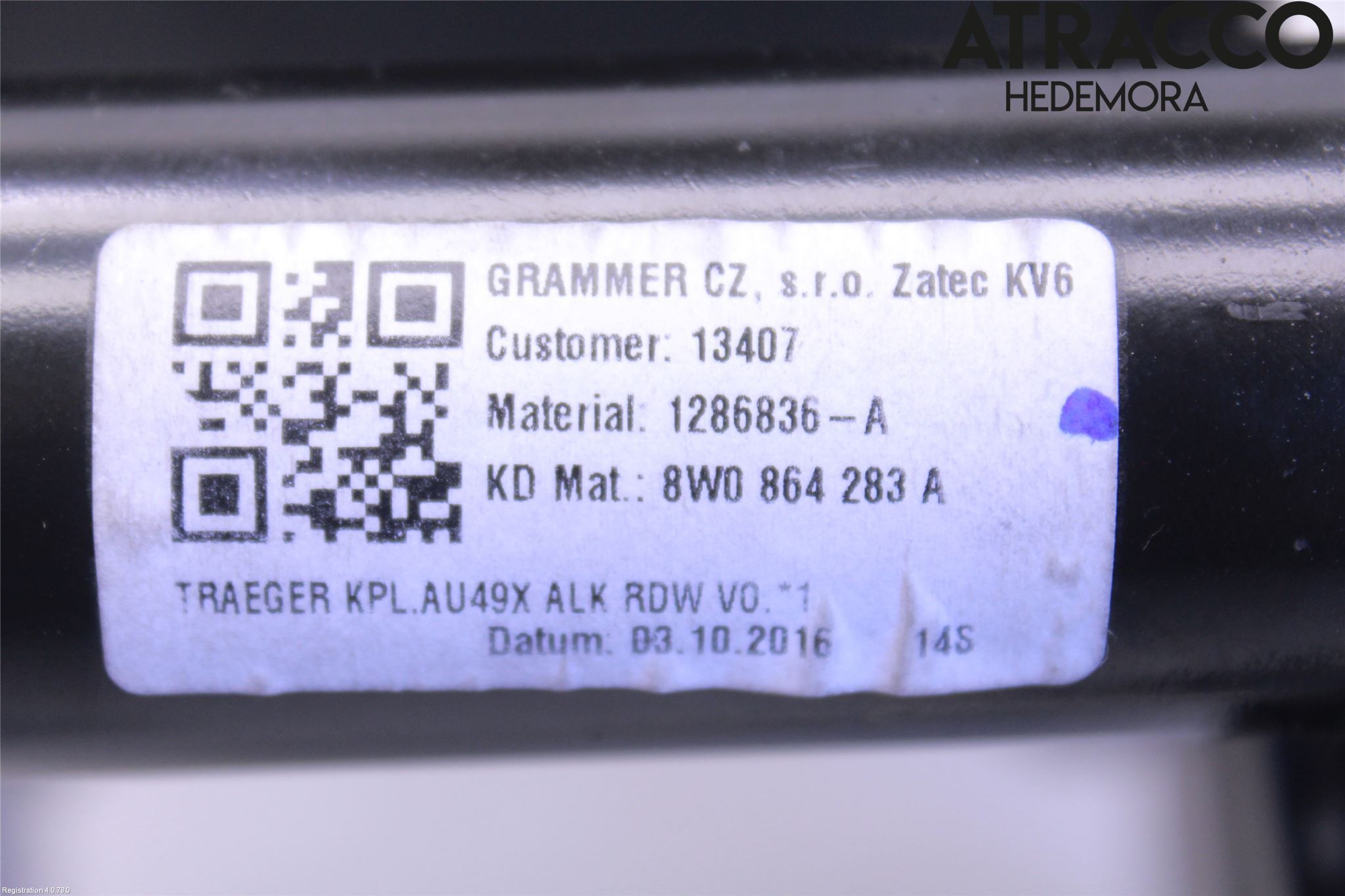 Audi A4/S4 B9 16-19 Innr Armlene