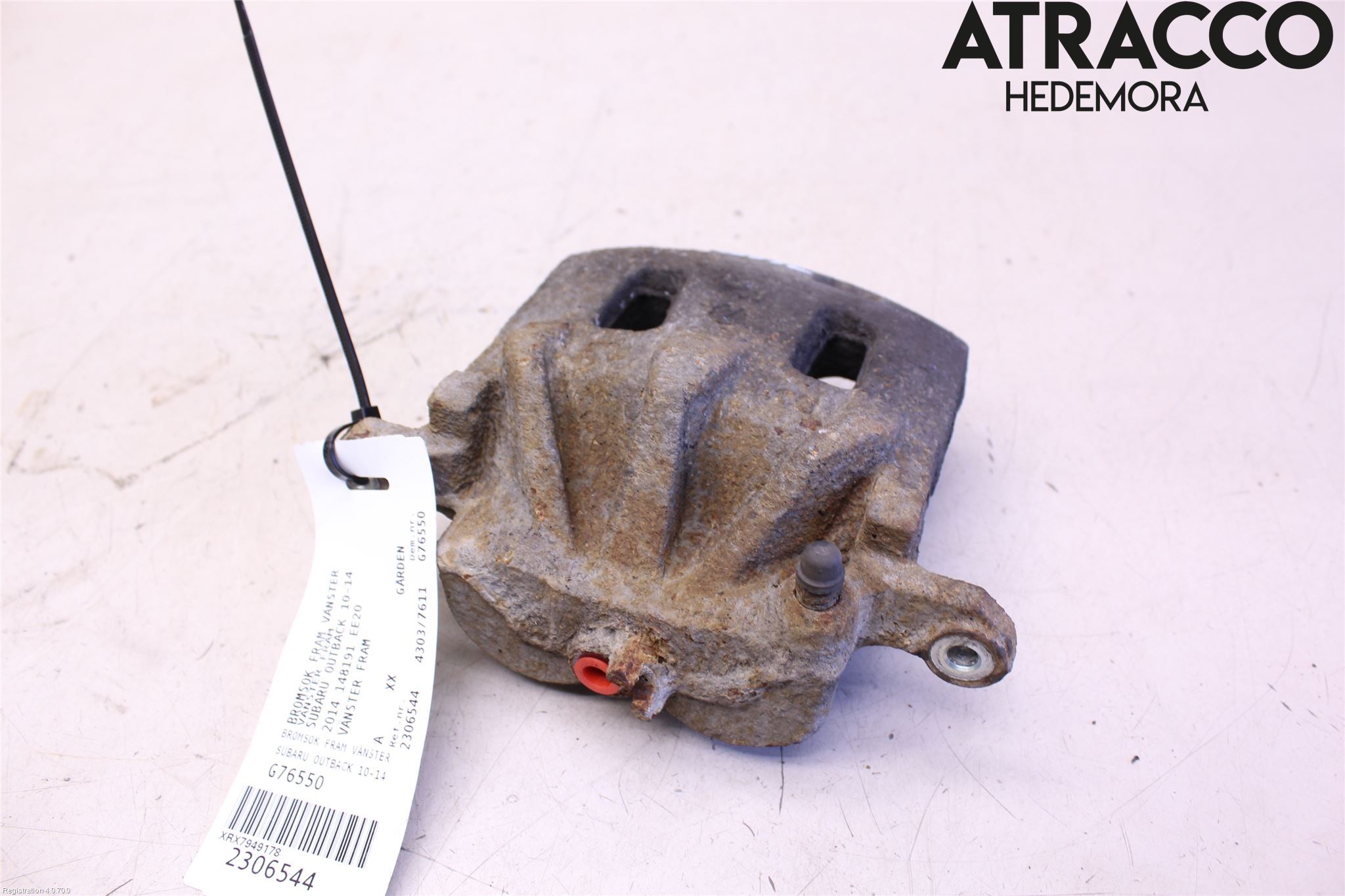 Subaru OUTBACK 10-15 Bremsecaliper Foran Venstre