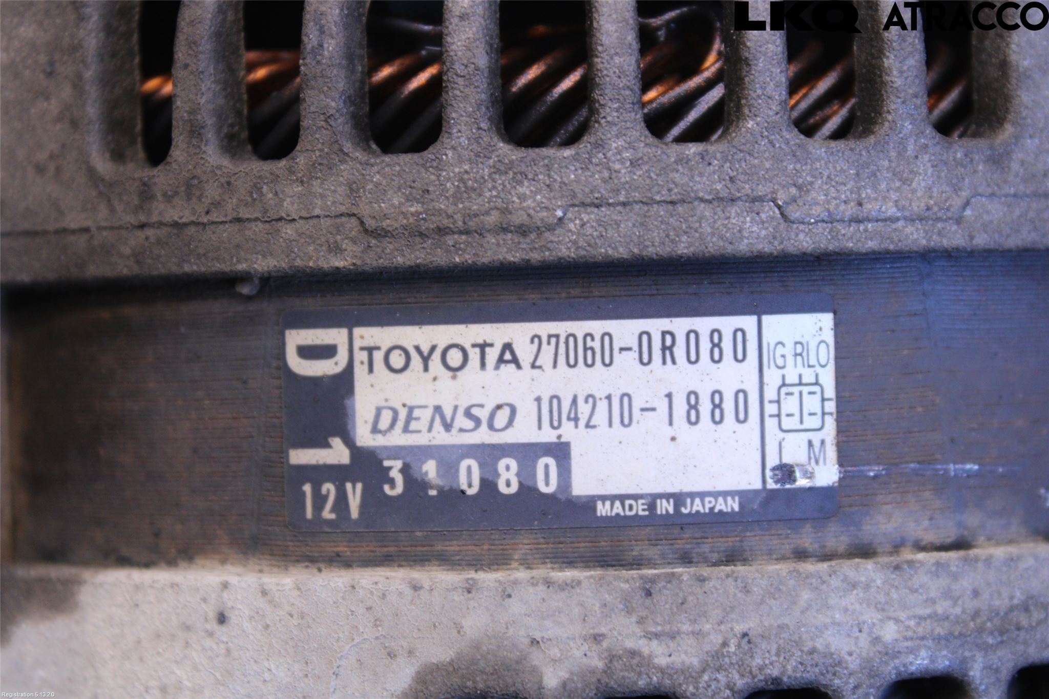 Toyota AVENSIS 09-15 Dynamo