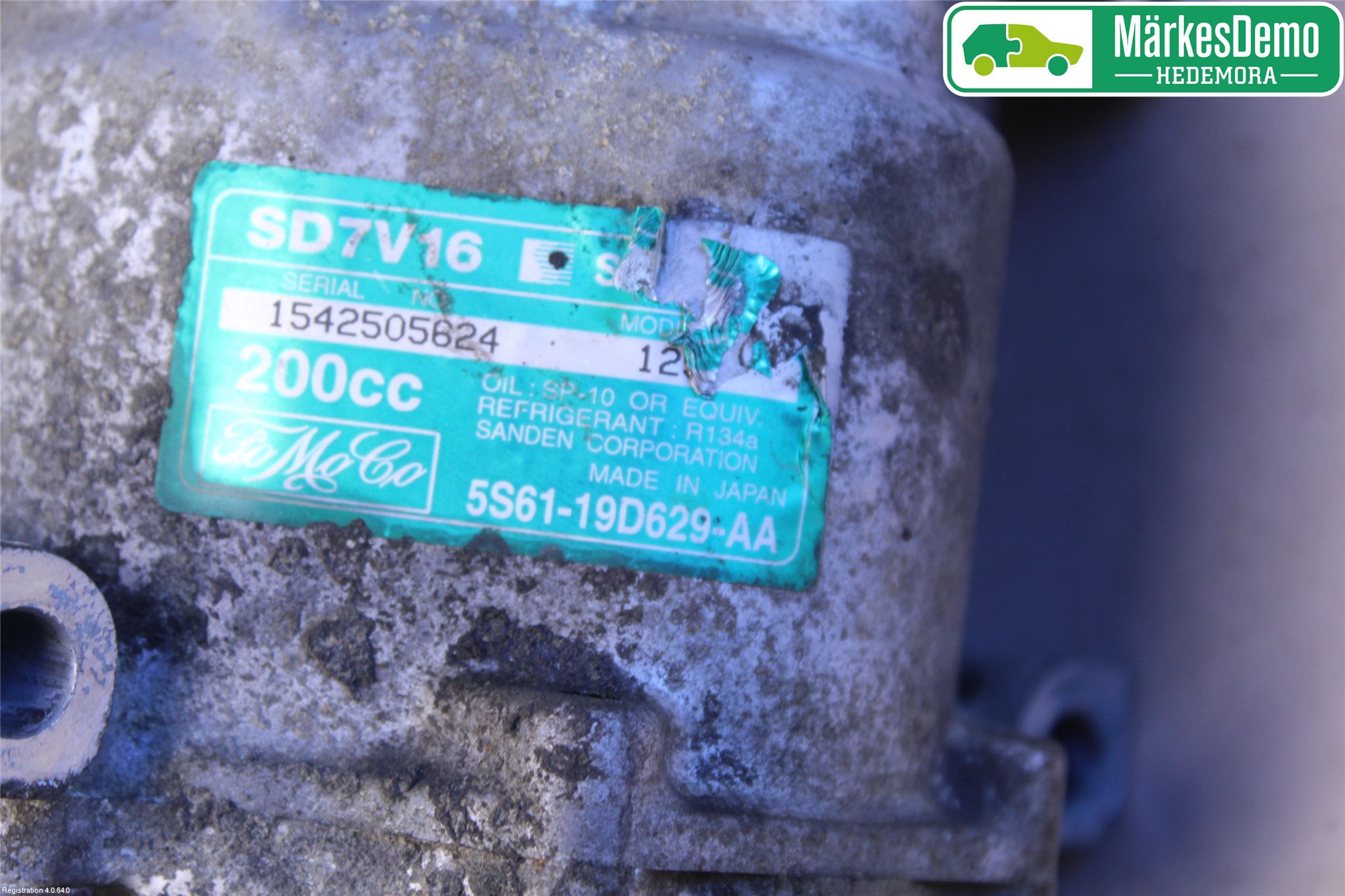 Ford FIESTA     06-08 Varme Ac Kompressor