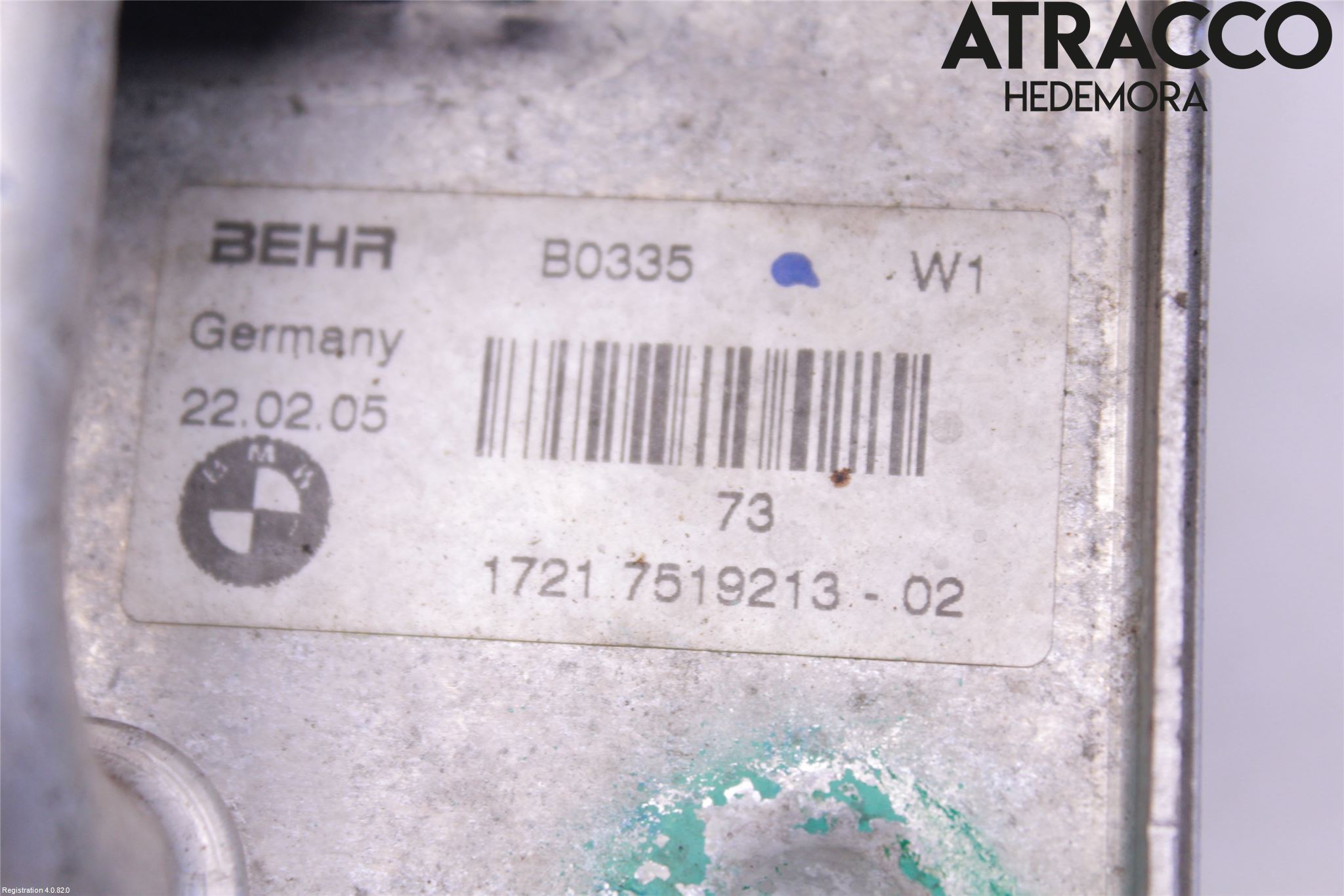 BMW 6 E63/64    02-10 Radiator Oljekjøler Automatgea