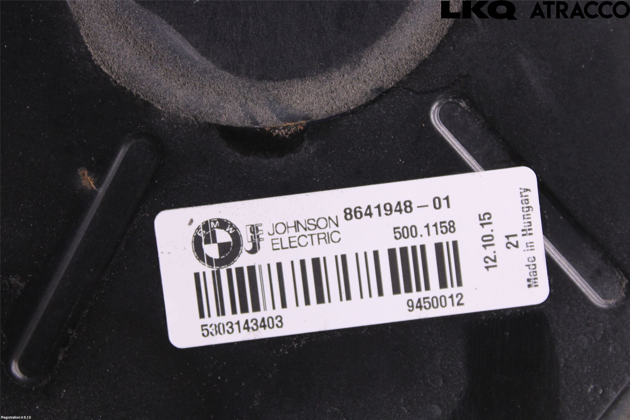 BMW i3 I01 13-22 Kjølevifte Elektrisk