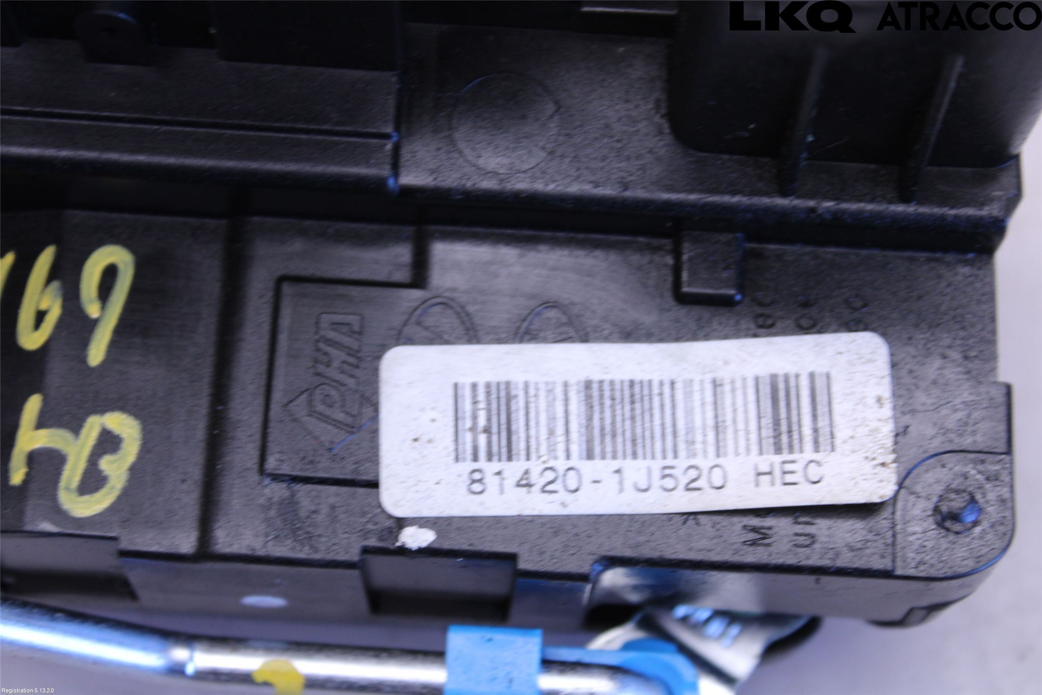 Hyundai i20 PB 09-14 Dørlås - Låsekasse