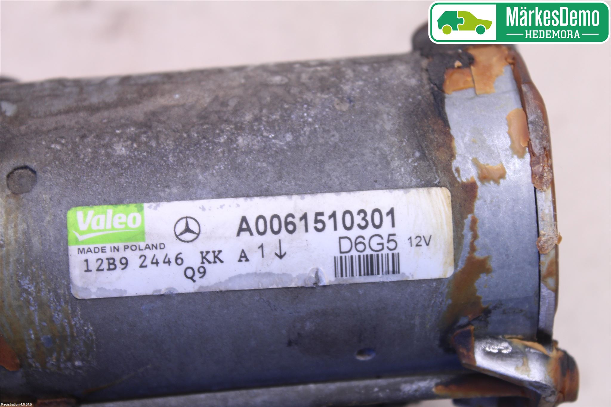 Mercedes-Benz MB B-KLASS (W245) 05-12 Startmotor