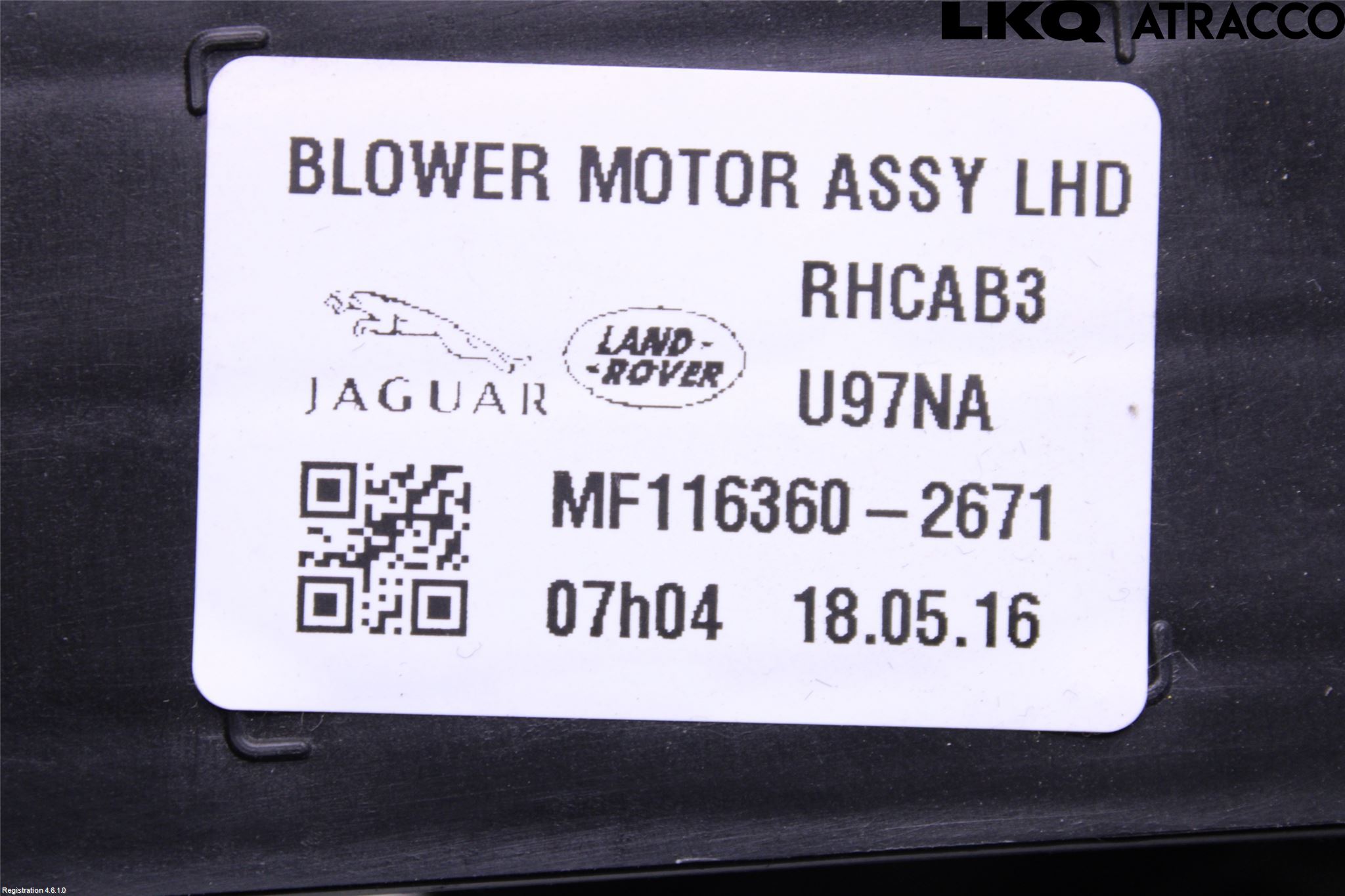 Landrover RANGE ROVER VELAR (L560) 17- Varme Ac Varmeapparatvifte