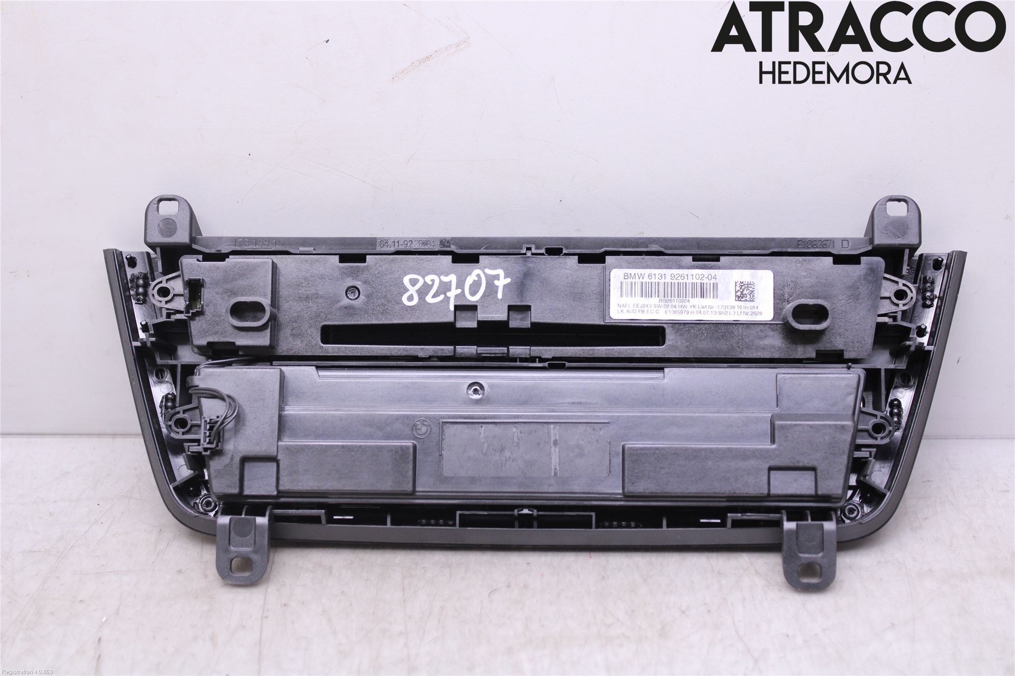 BMW 3 F30/F31/F80 12-19 Varme Ac Betjening-Display
