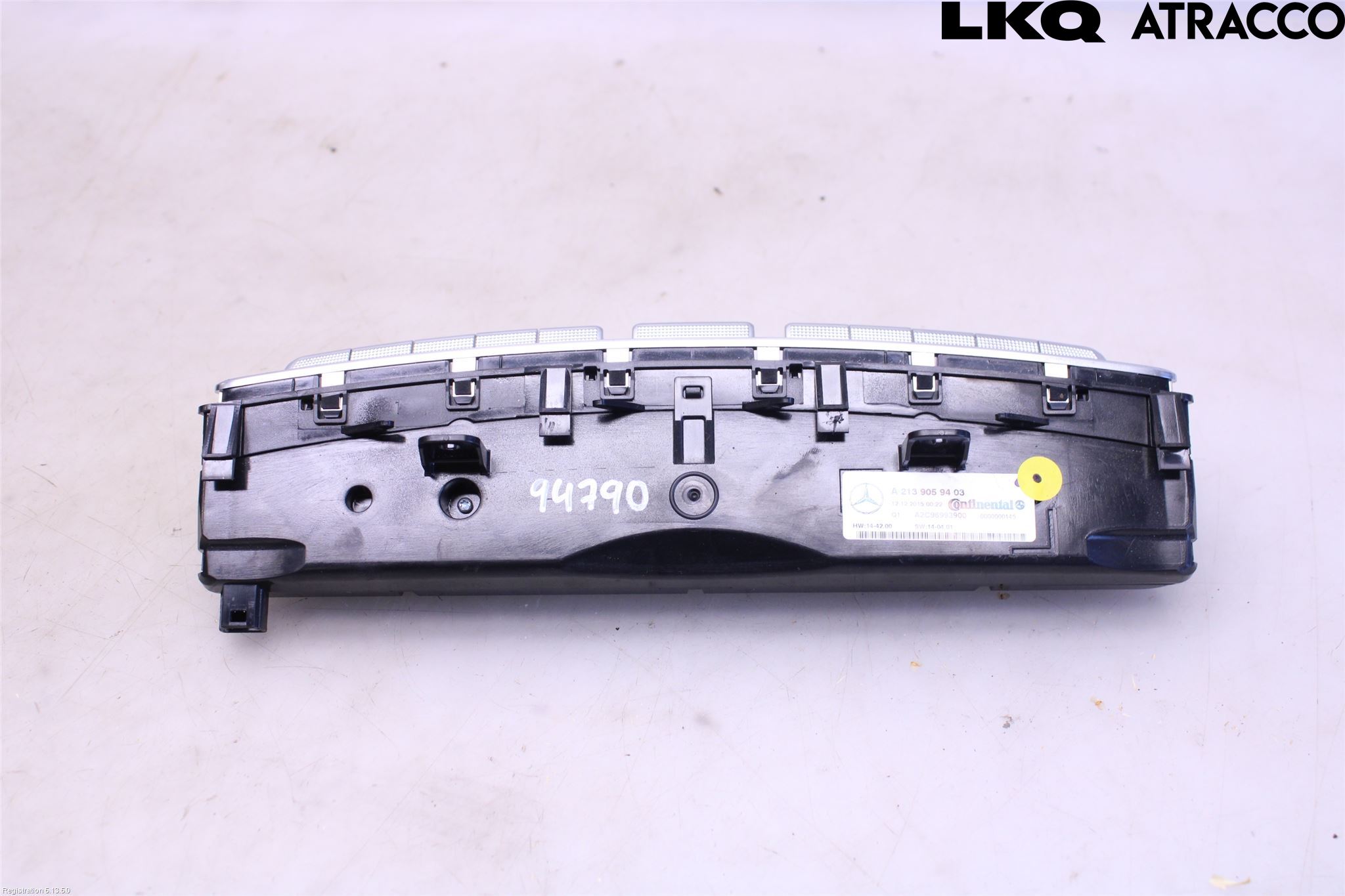 Mercedes-Benz MB E-KLASS (W213) 16-23 Varme Ac Betjening-Display