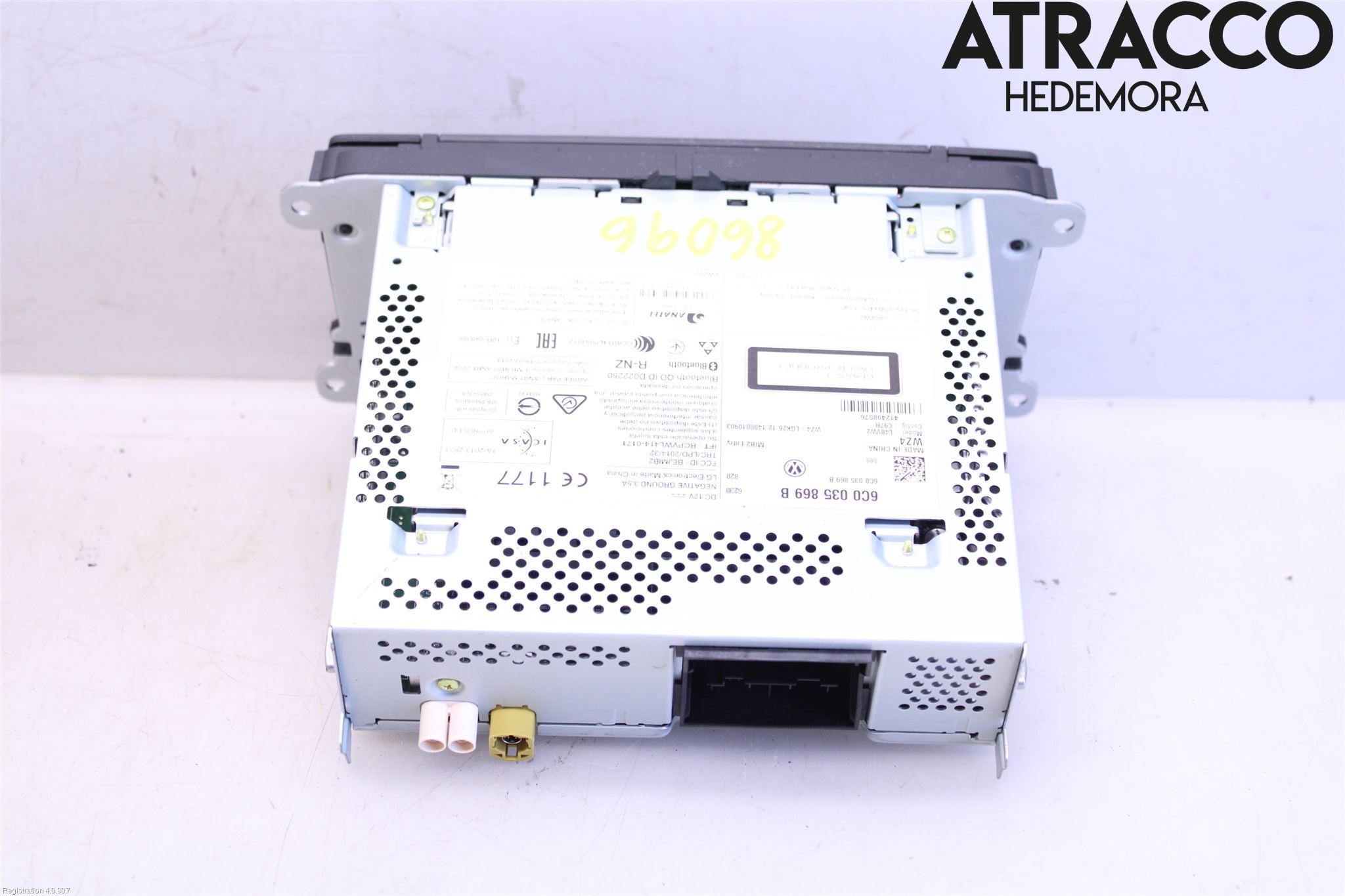 Volkswagen VW POLO 10-17 Stereo Radio Med Cd
