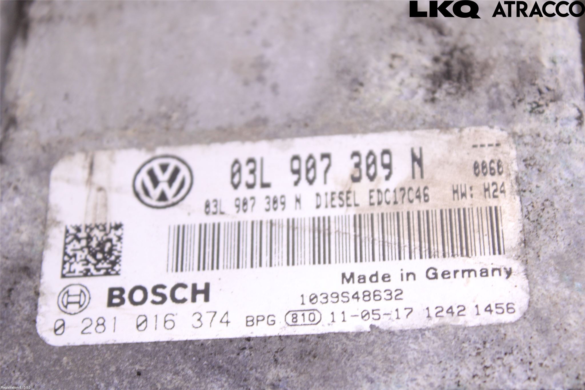 Volkswagen VW PASSAT 11-14 Styreenhet Dieselpumpe