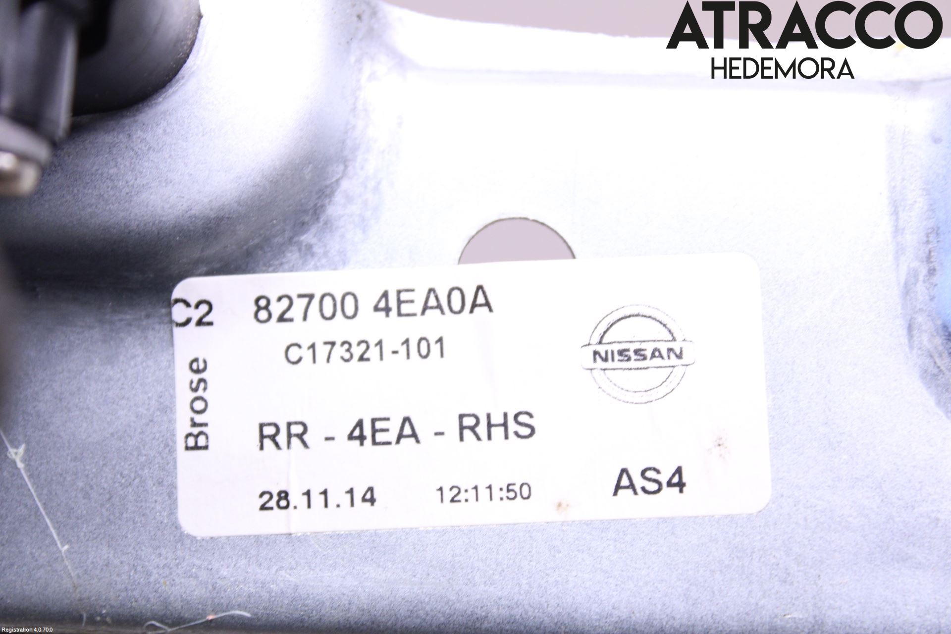 Nissan QASHQAI 14-17 Vindusheis El Komp