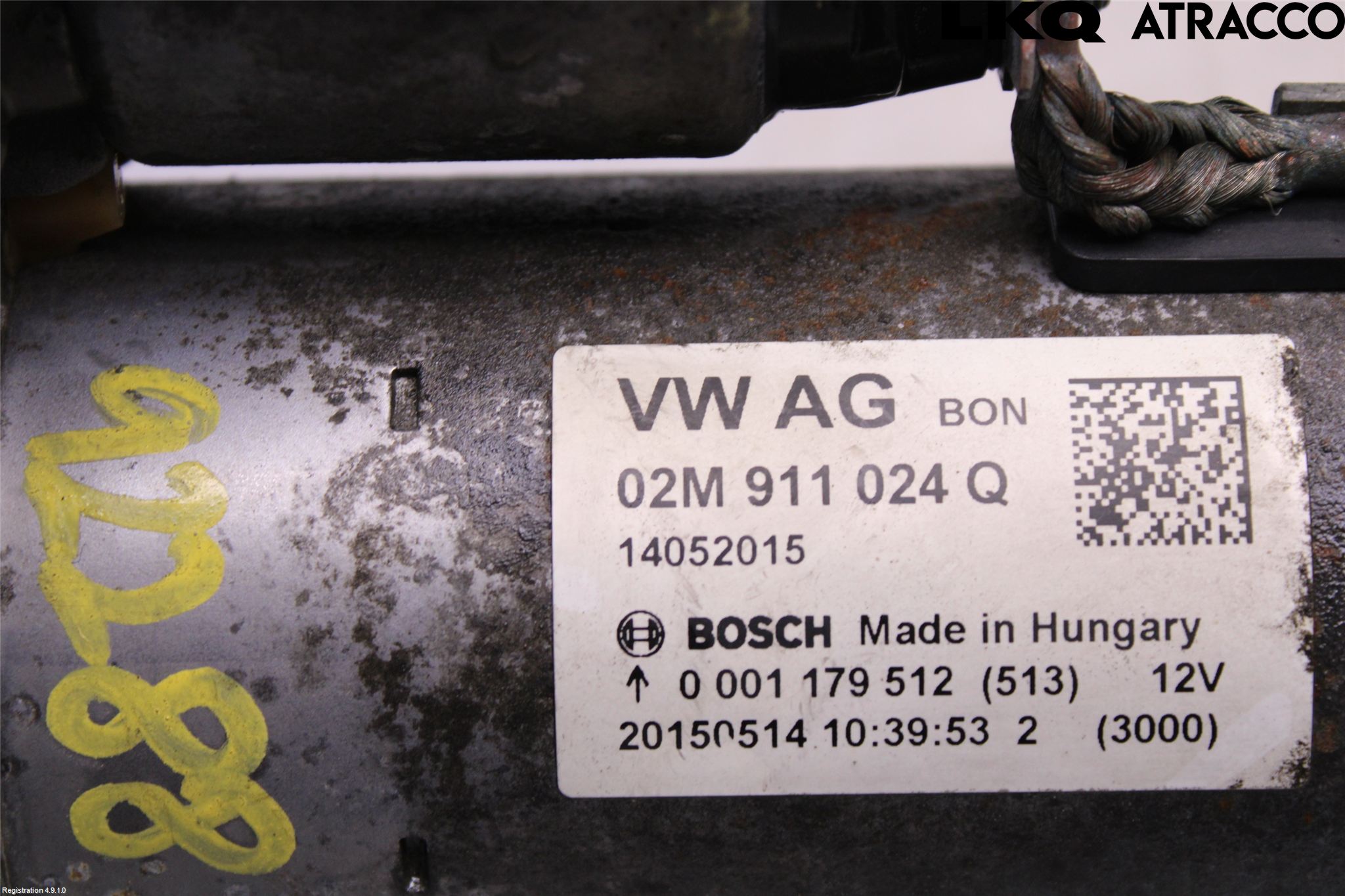 Volkswagen VW POLO 10-17 Startmotor