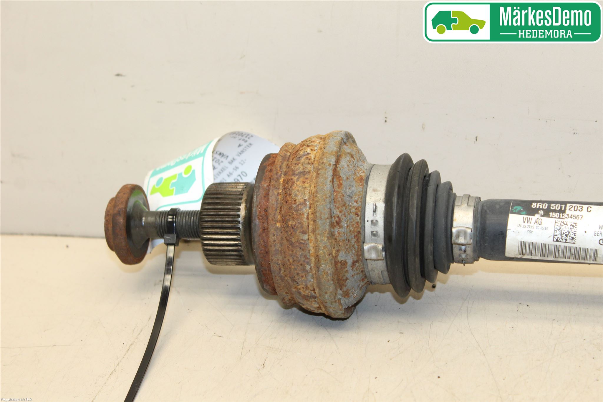 Audi A6/S6 4G 11-18 Drivaksel Bak Kompl Venstre