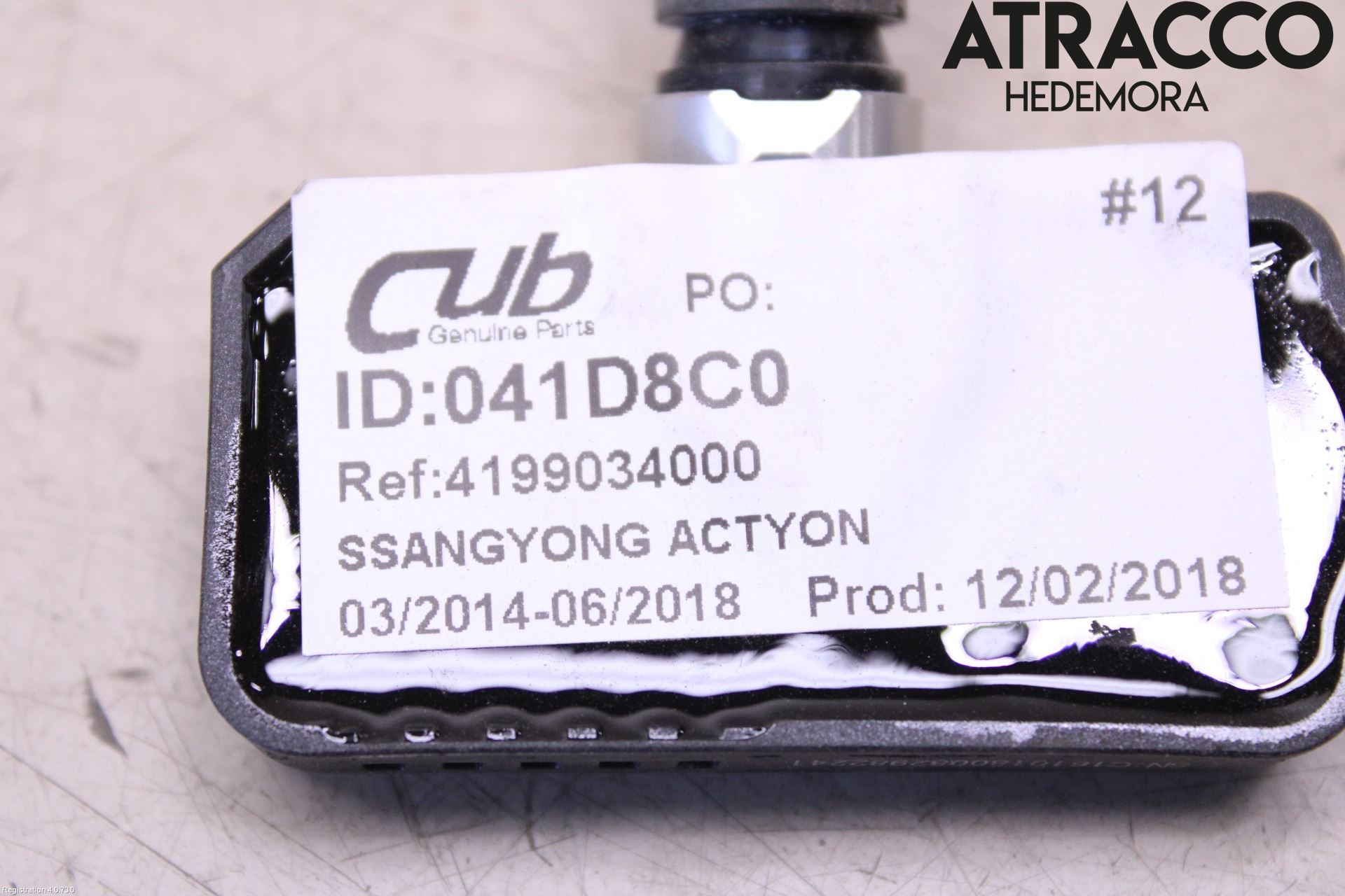 SsangYong SSANG YONG ACTYON/SPORT 06-17 Giver Dekktrykk