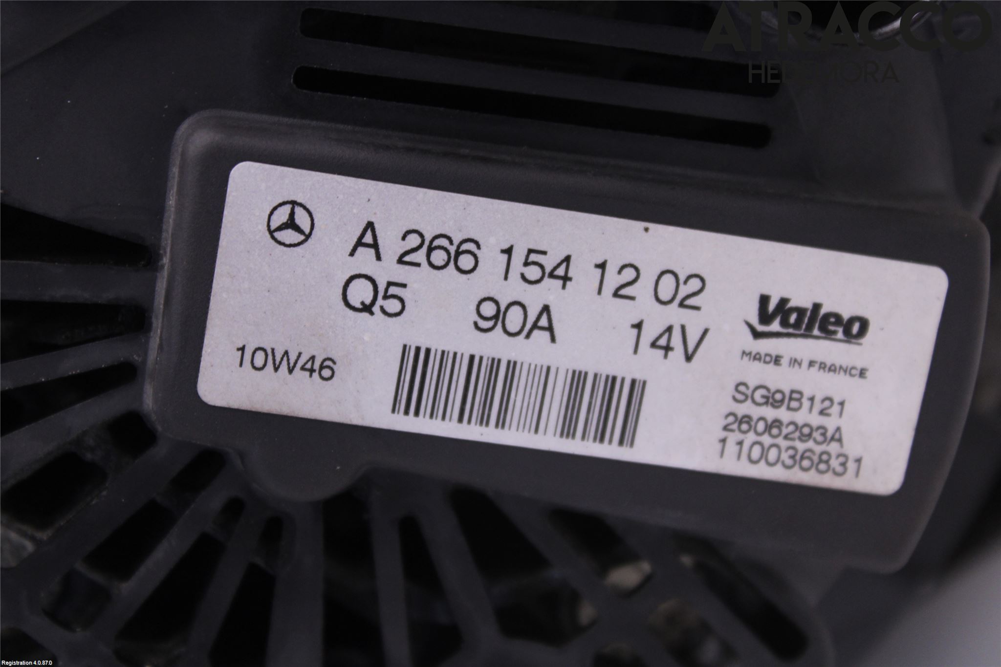 Mercedes-Benz MB B-KLASS (W245) 05-12 Dynamo