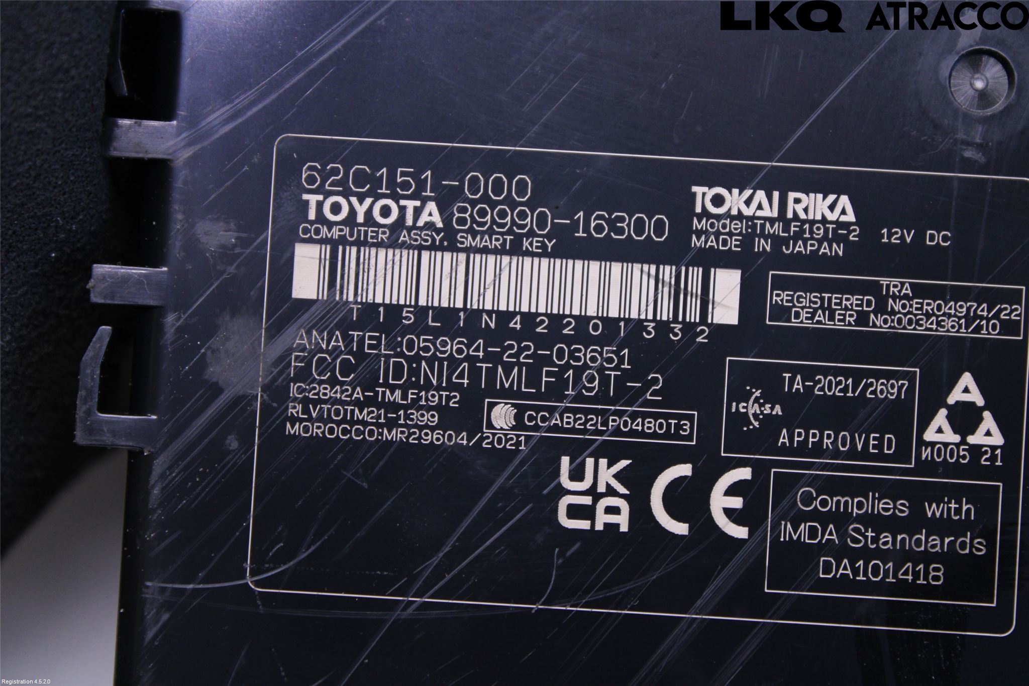 Toyota COROLLA CROSS XG10 22- Styreenhet Øvrig
