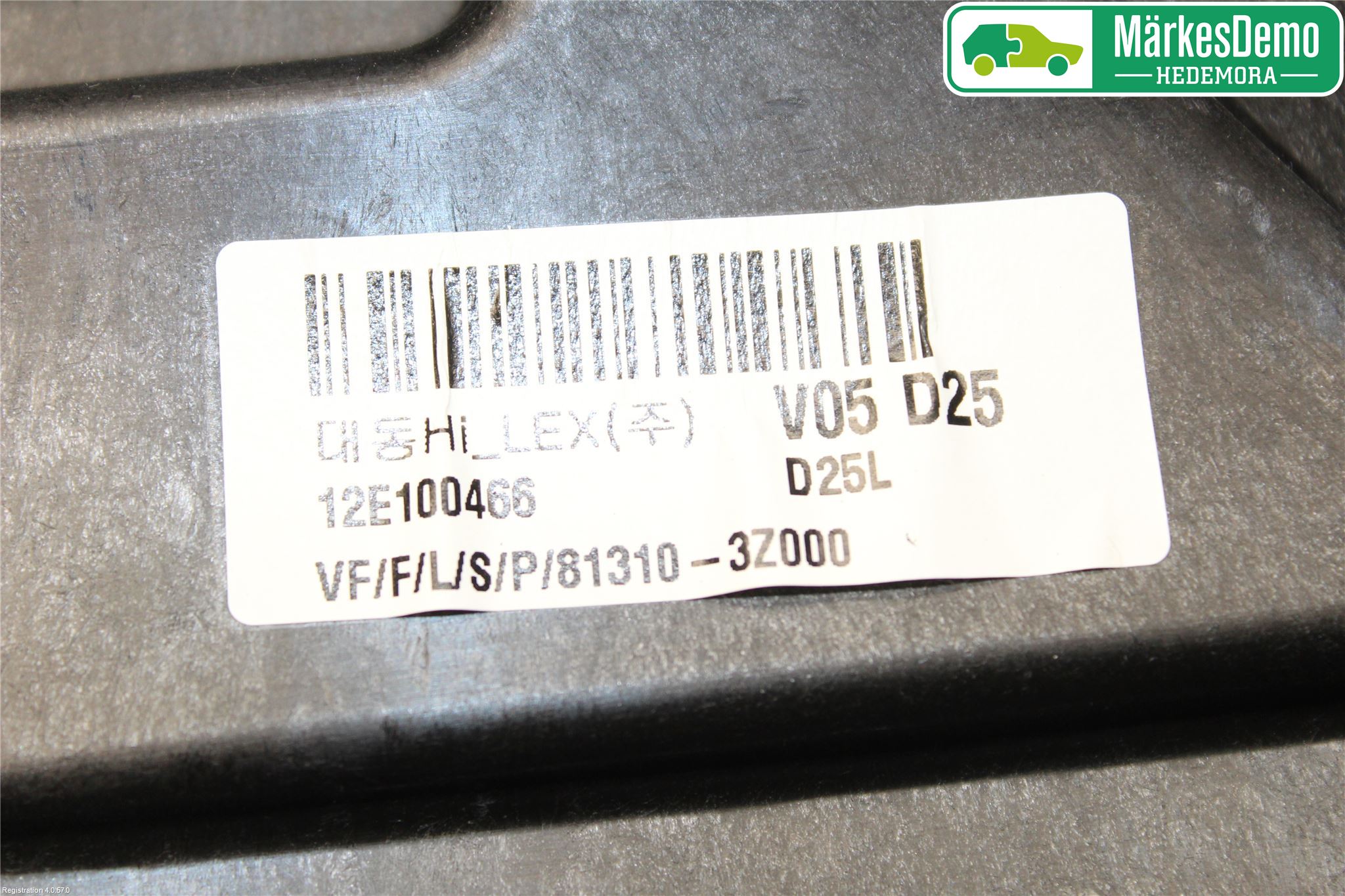 Hyundai i40 08-15 Vindusheis El Komp