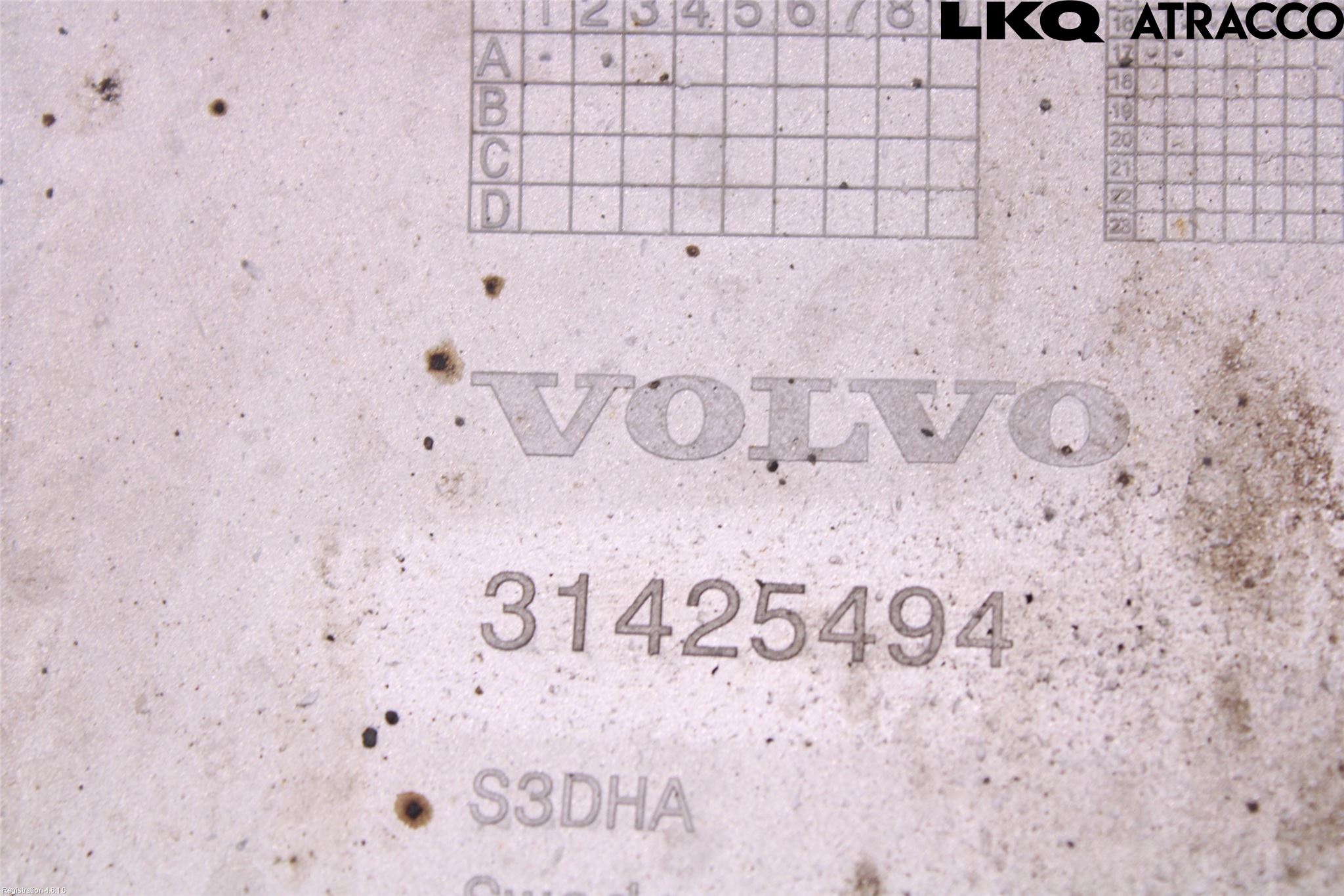 Volvo XC60 14-17 Støtfanger Bak Midt Del