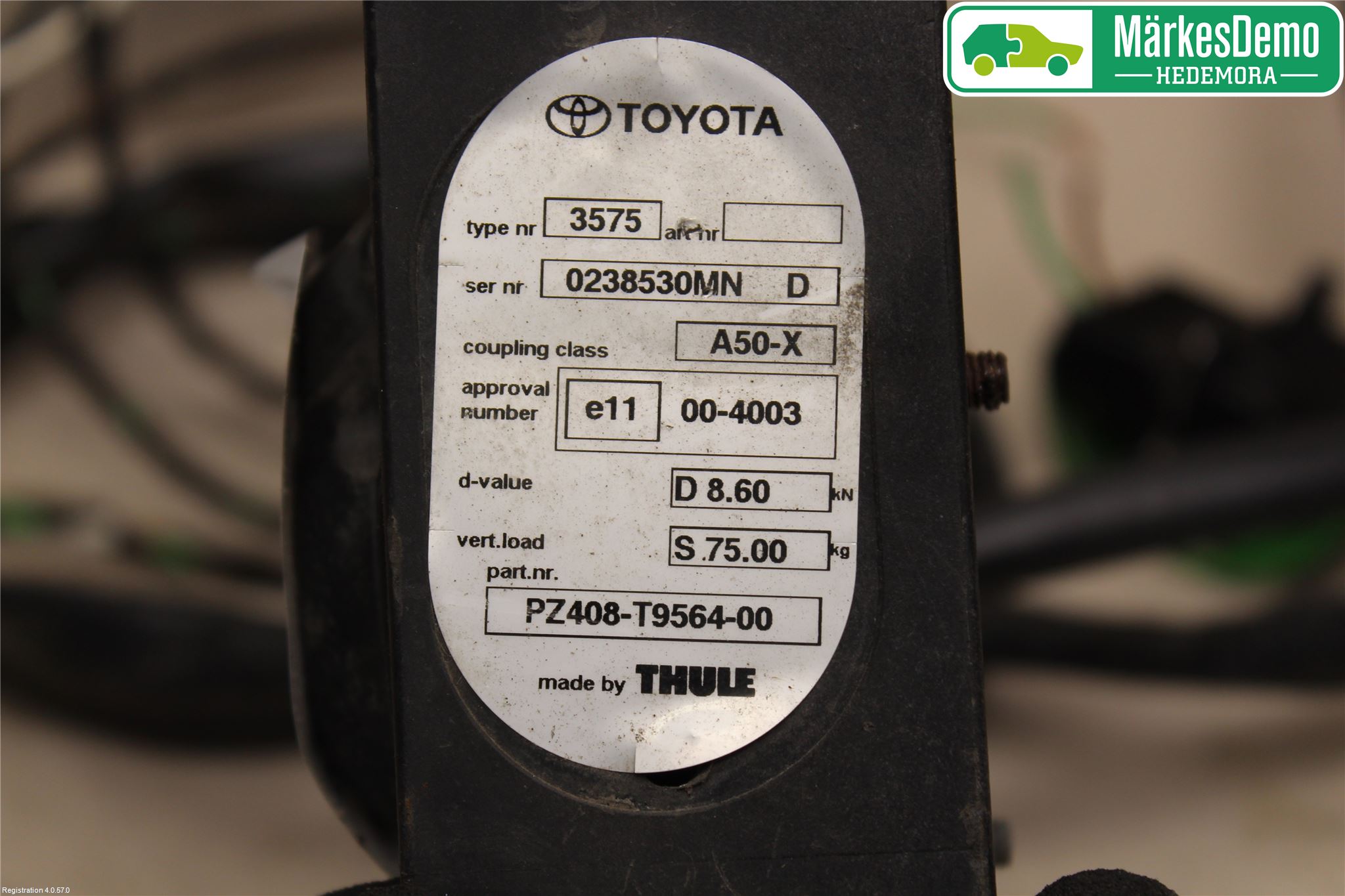 Toyota AVENSIS 07-08 Ledningsnett