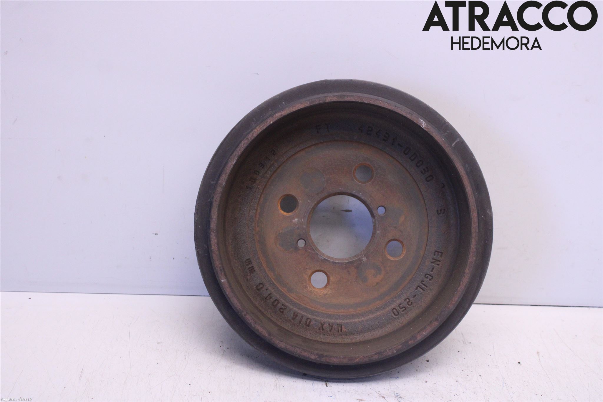 Toyota YARIS XP130 12-14 Bremsetrommel Bak