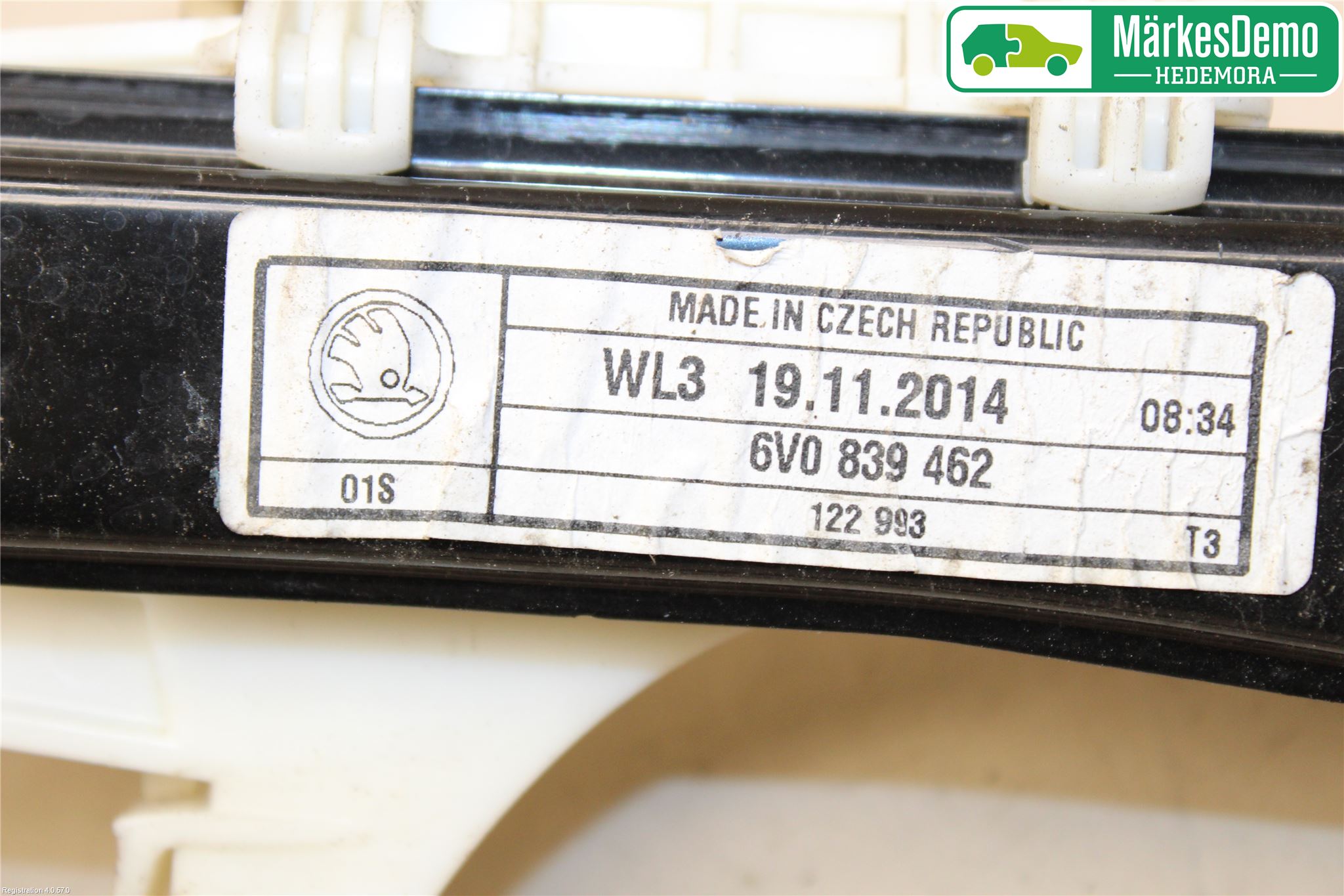 Skoda FABIA 15-21 Vindusheis El Komp