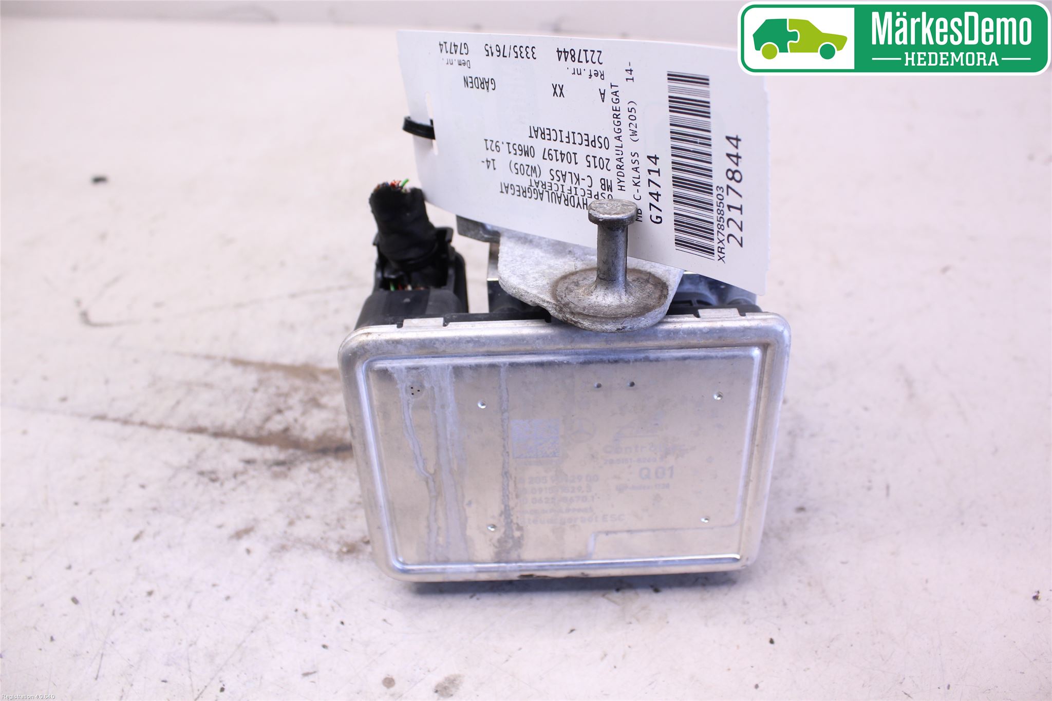 Mercedes-Benz MB C-KLASS (W205) 14-21 Abs Hydraulikkaggregat