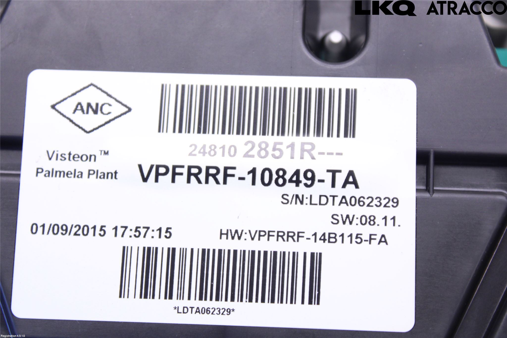 Opel VIVARO 15-19 Instr Kombinert