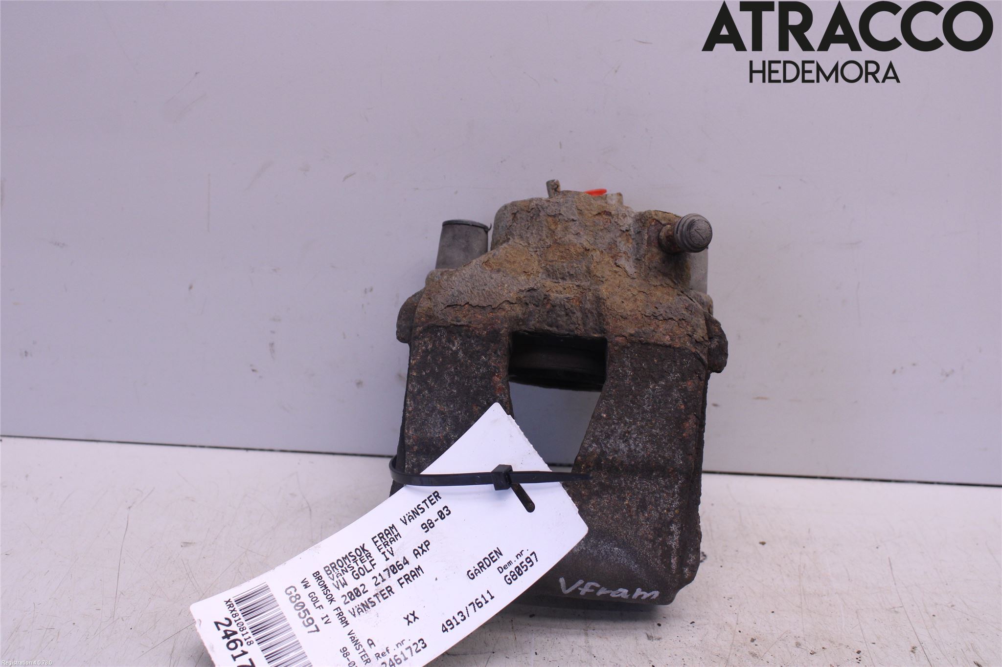 Volkswagen VW GOLF IV 98-06 Bremsecaliper Foran Venstre