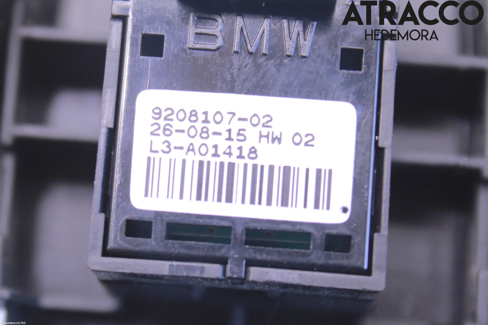 BMW X1 F48 15-22 Bryter Vindusheis